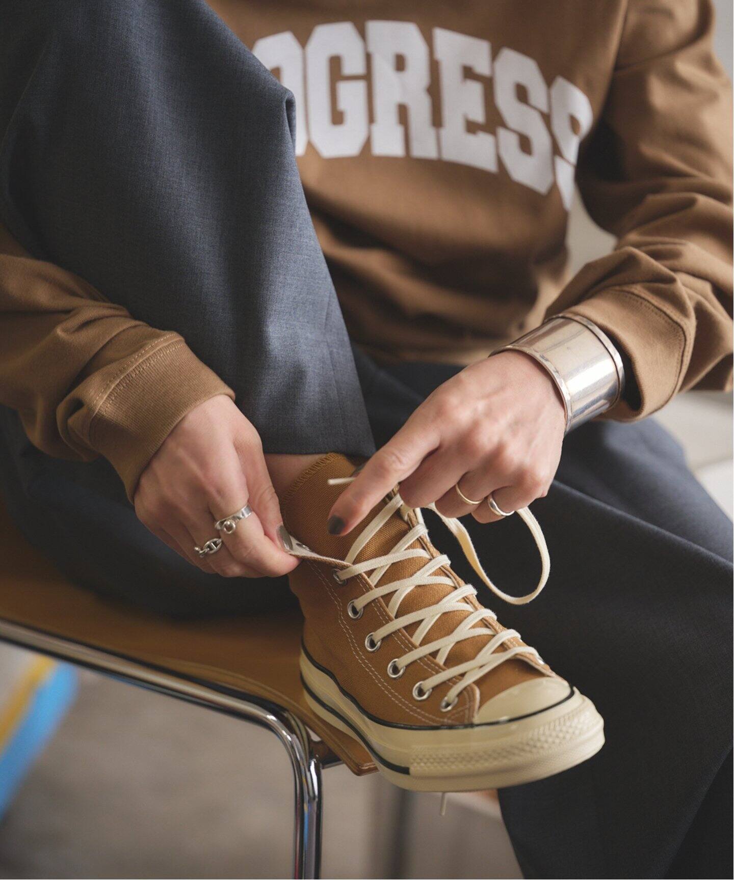 CONVERSE オールスター エイジド AC HI（スニーカー）｜BOICE FROM