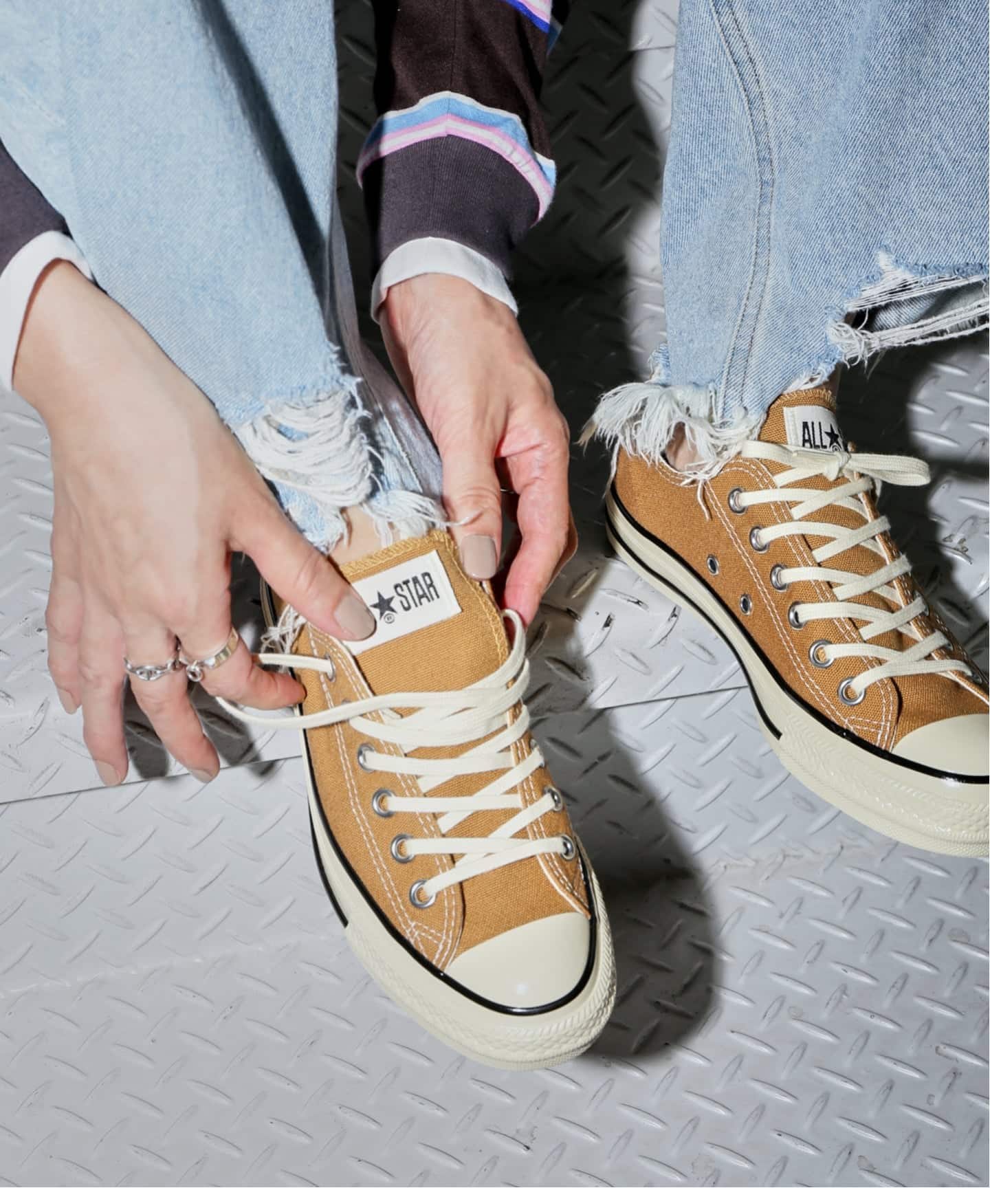 CONVERSE オールスター エイジド AC OX（スニーカー）｜BOICE FROM