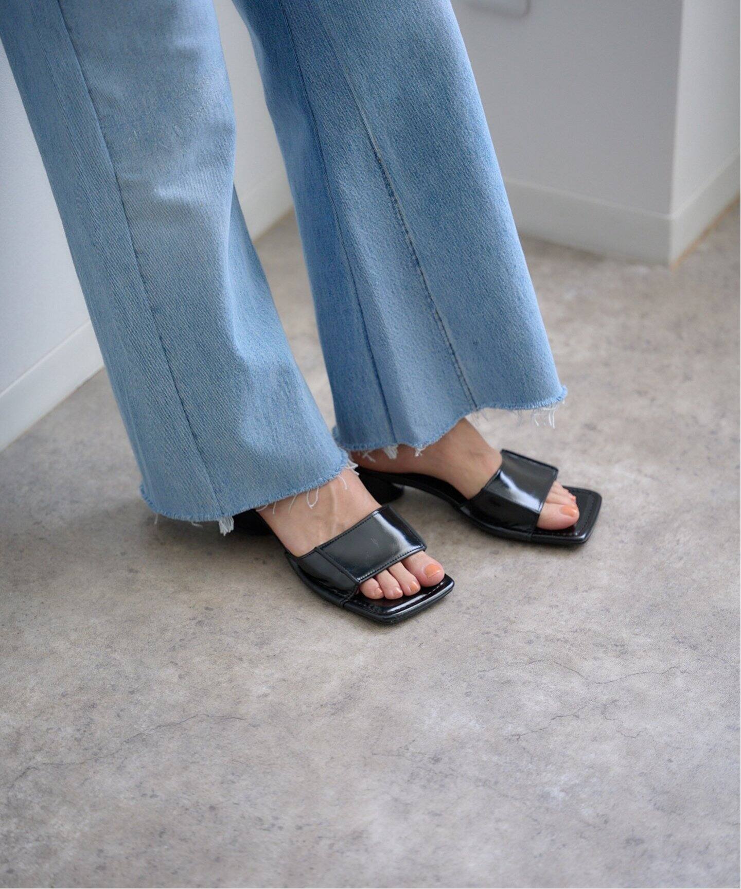 quare Ecoleather Sandals 37 anuke 新品未使用 セール】anuke Square Ecoleather Sandals 62511005（サンダル