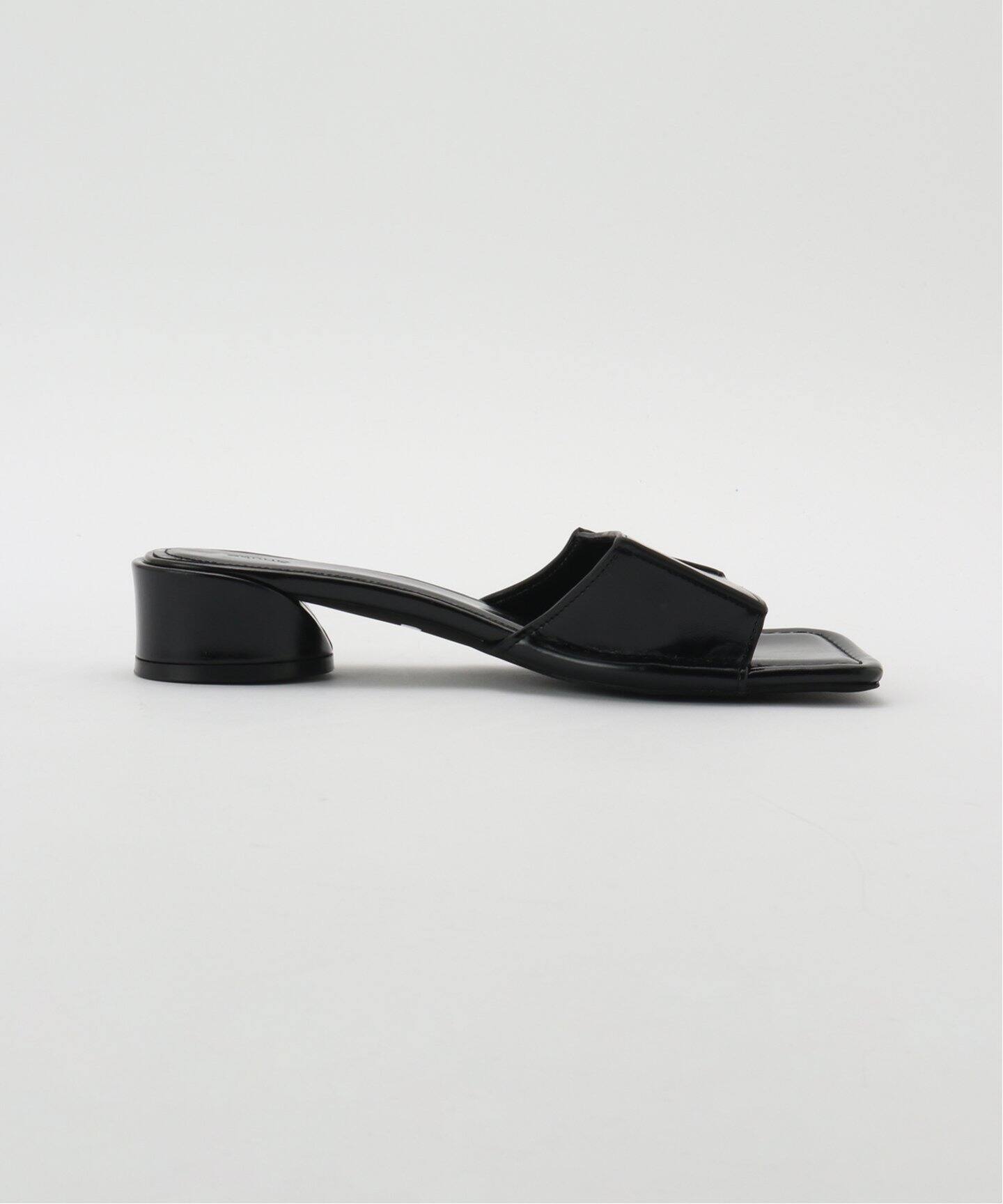 quare Ecoleather Sandals 37 anuke 新品未使用 ànuke online store（アンヌーク） / Square Ecoleather