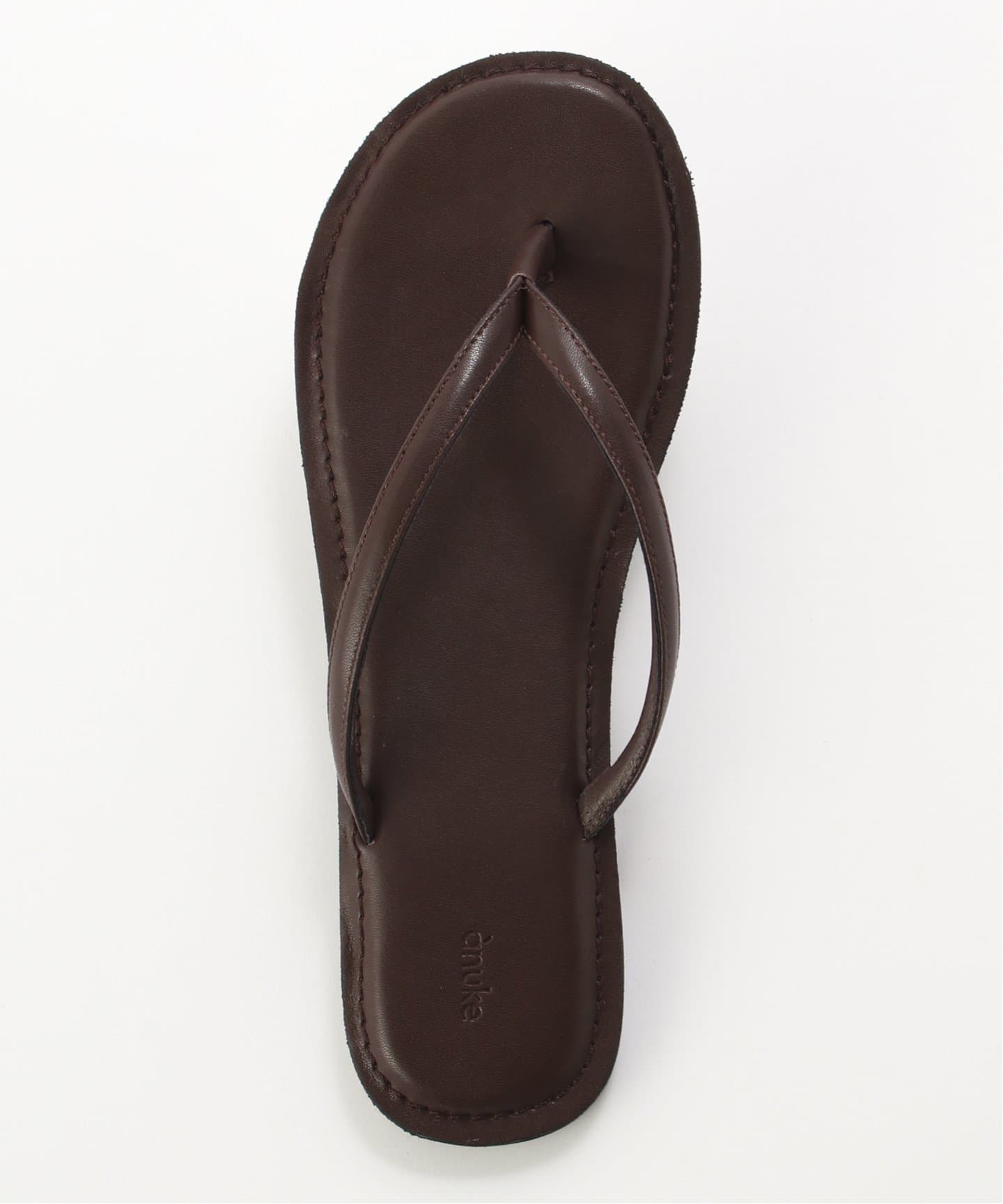 【新品】anuke Ecoleather Tong Sandals IVR Ecoleather Tong Sandals（サンダル）｜ànuke（アンヌーク