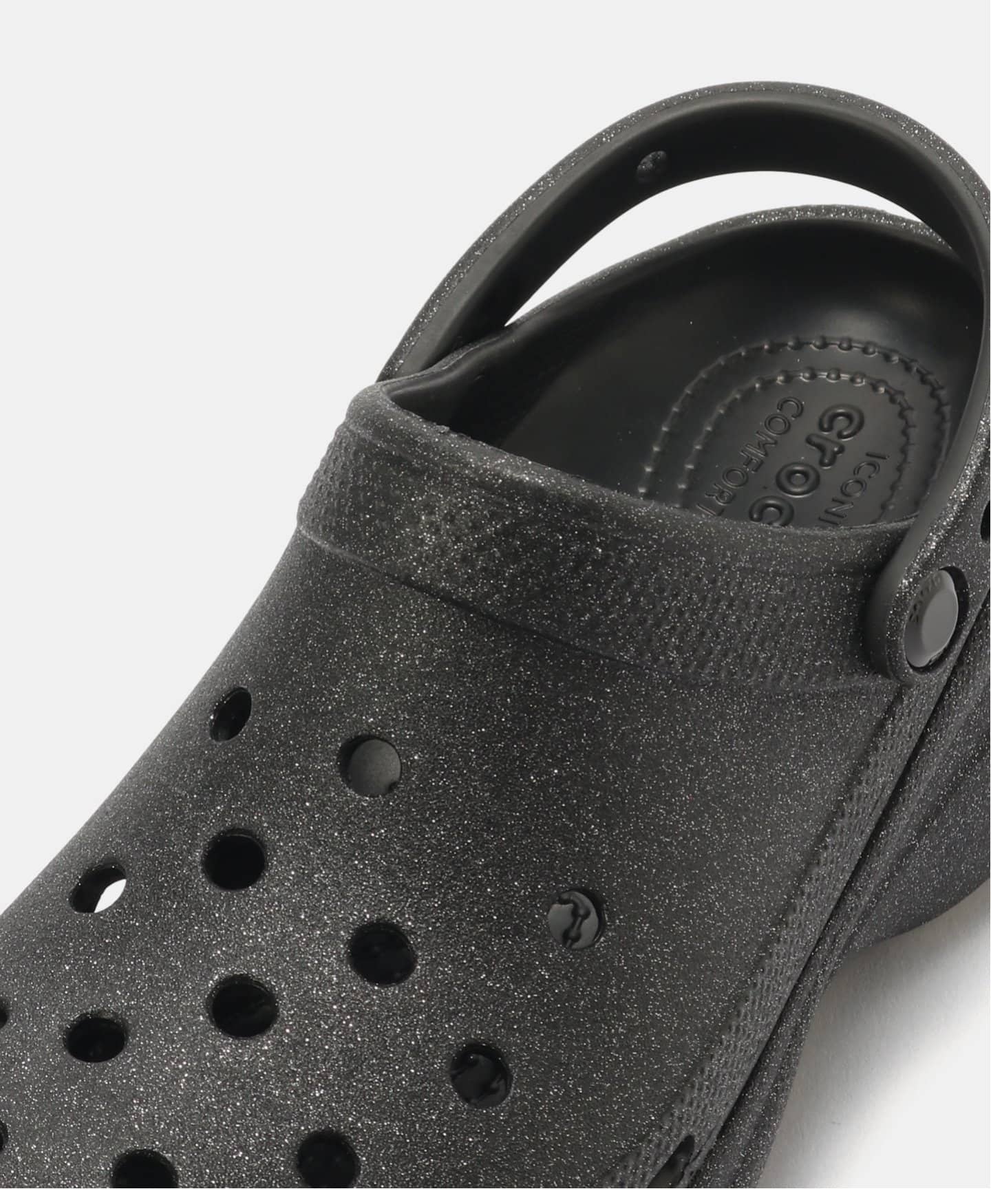 うささま crocs クロックス BAE GLITTER CLOG 207261-001 レディース