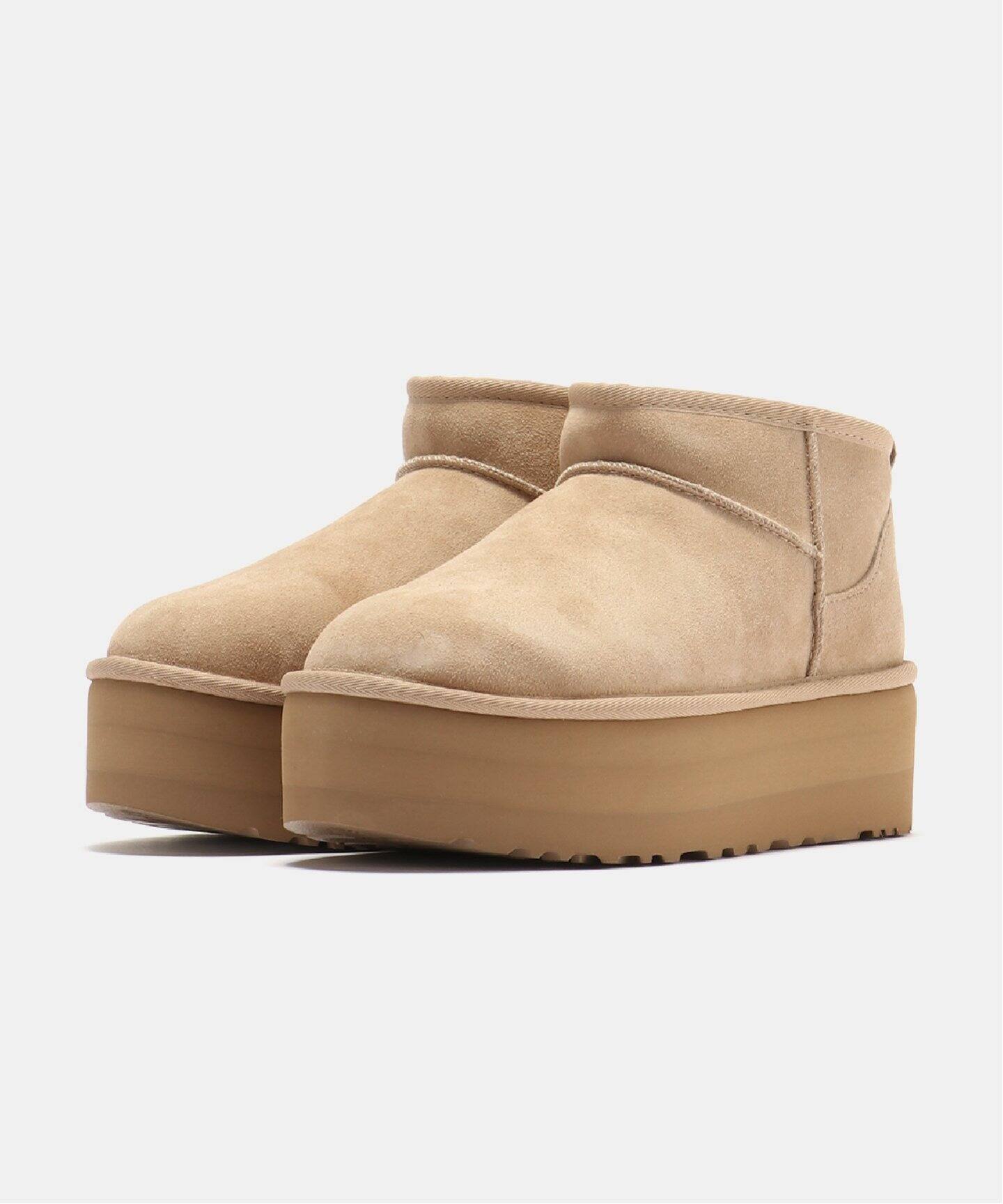 UGG W CLASSIC ULTRA MINI PLATFORM 1135092（ブーティ・ショート 