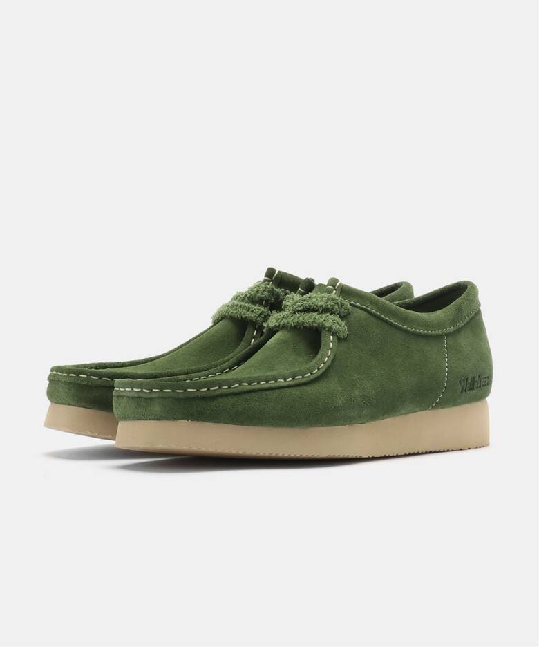 Chaussures Clarks Wallabee - Suède Vert - Code Style 26182222 - Taille à Vérifier - Neufes Avec Emballage - Fabriqué Au Vietnam