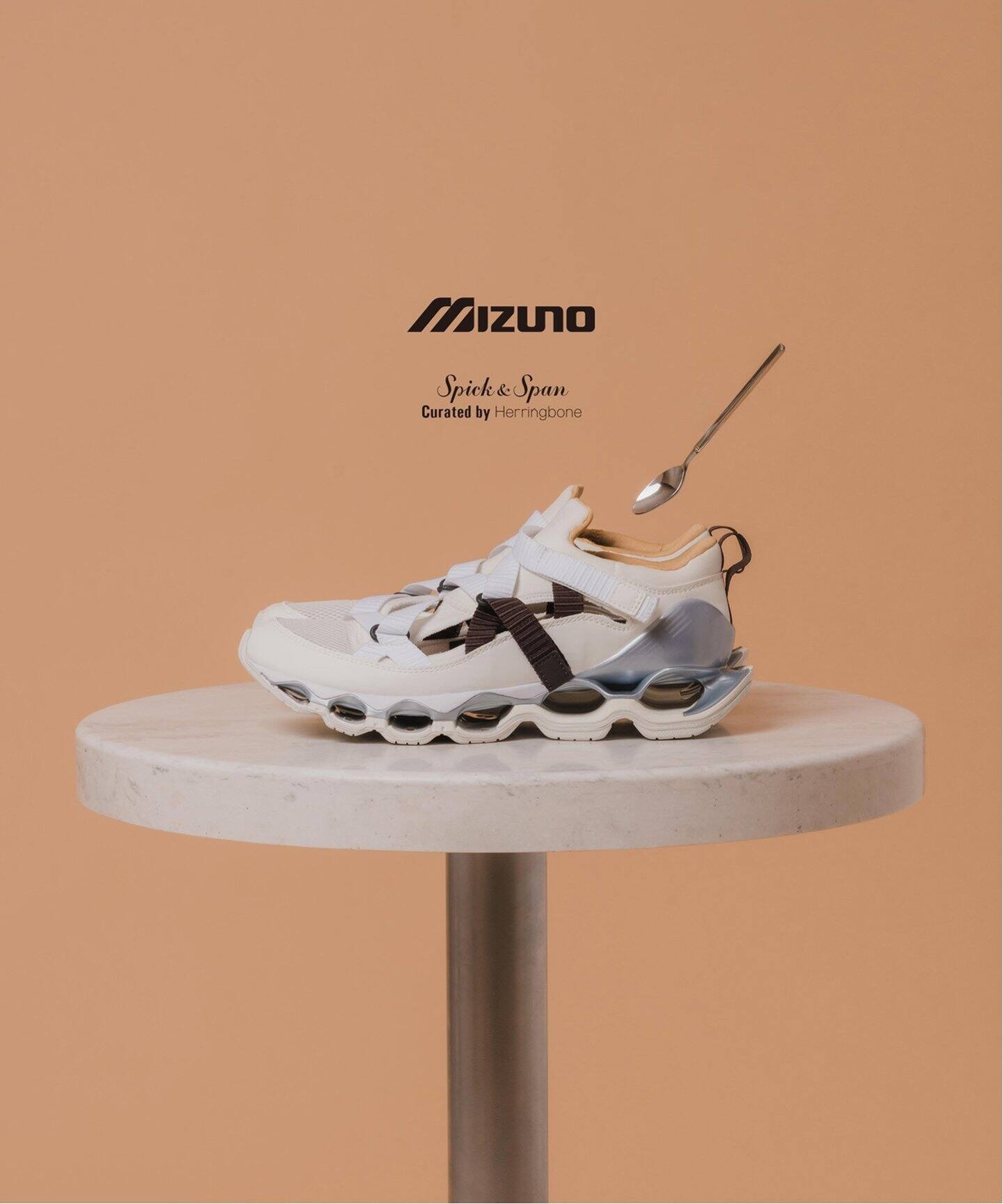 MIZUNO WAVE PROPHECY STRAP 別注 Curated by Herringbone D1GA2520-01 