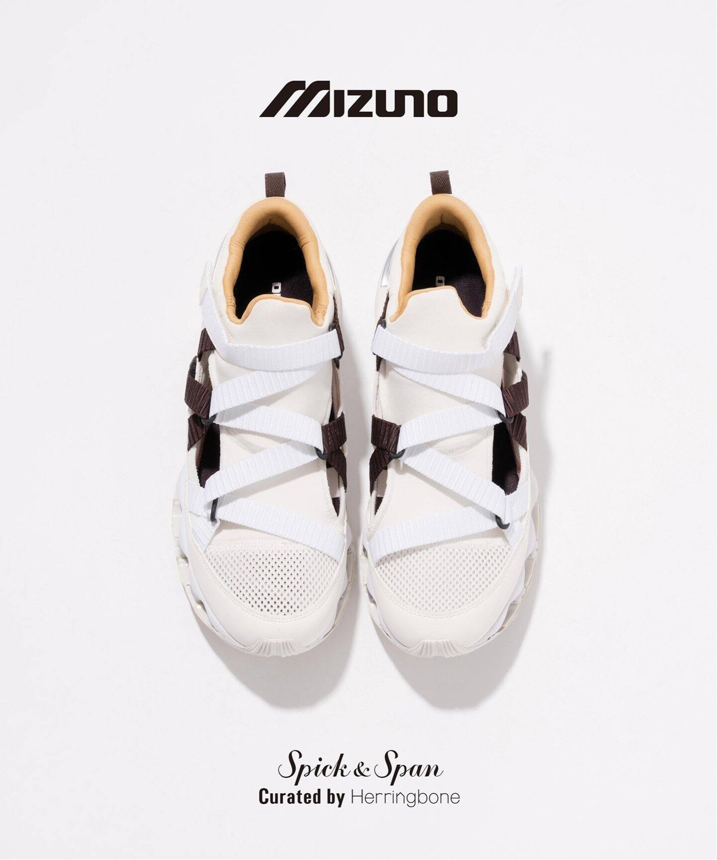 MIZUNO WAVE PROPHECY STRAP 別注 Curated by Herringbone D1GA2520-01 