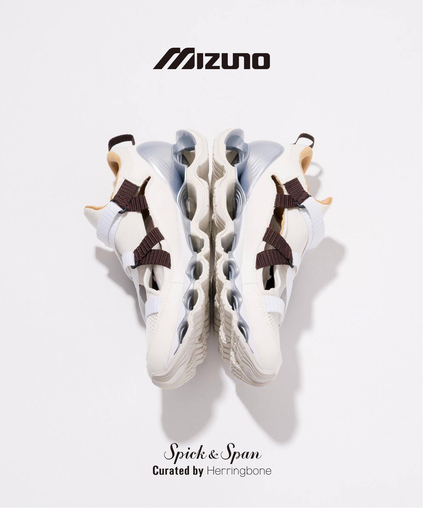 MIZUNO WAVE PROPHECY STRAP 別注 Curated by Herringbone D1GA2520-01 