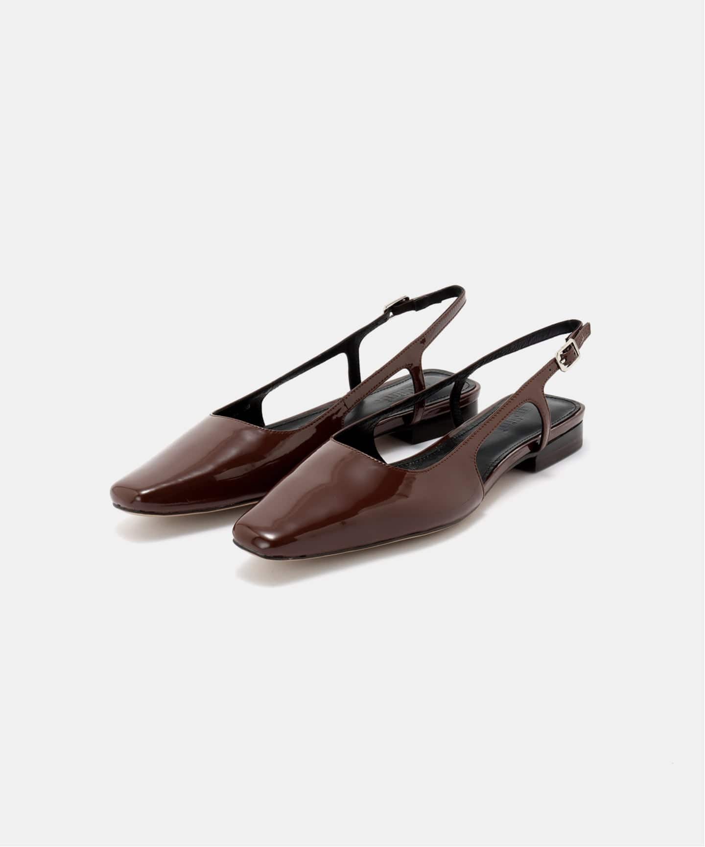 MOLLINI /モリーニ エナメルスリングバック パテント（パンプス）｜La