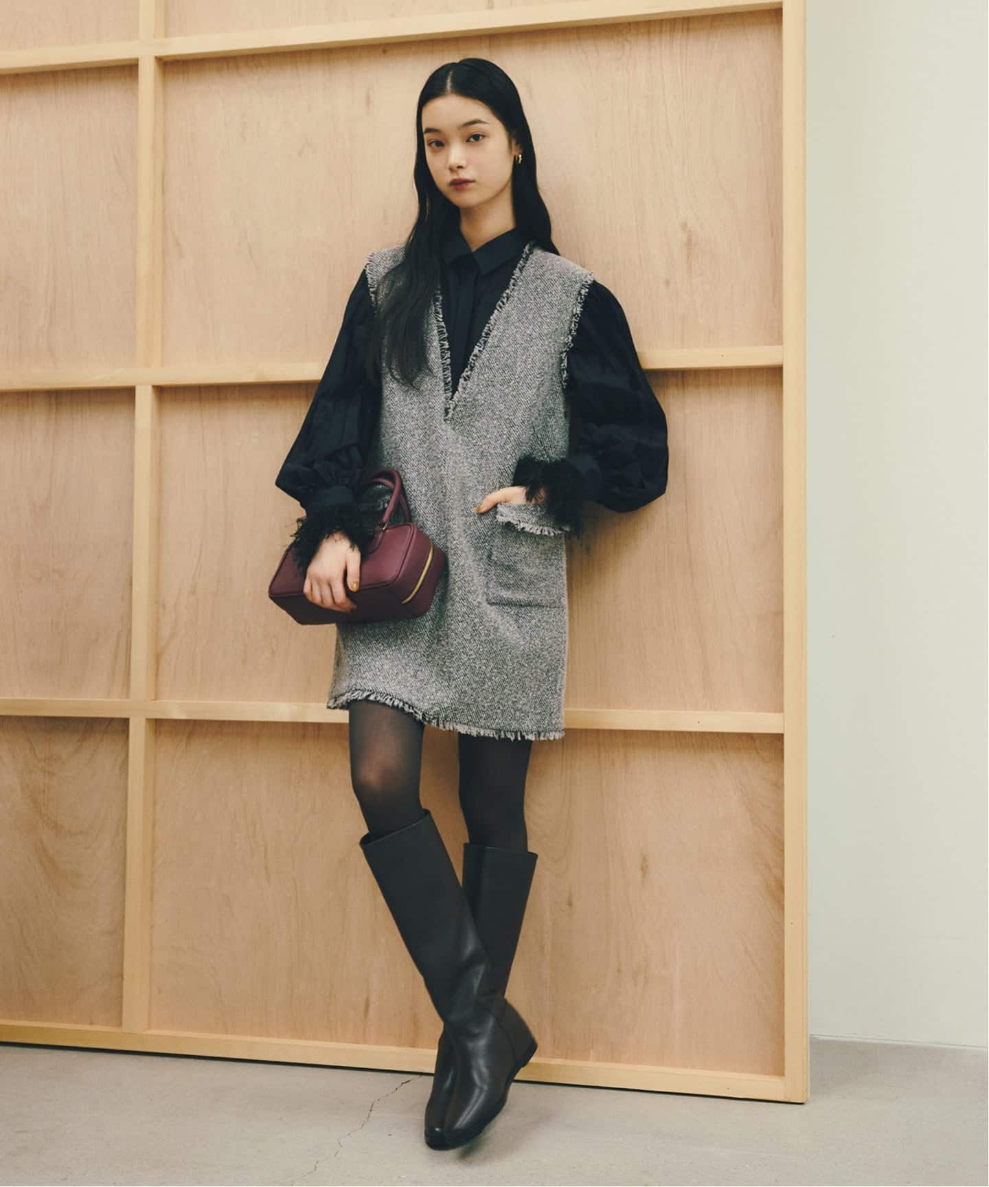 REMME/レメ レザーロングブーツ（ロングブーツ）｜La Totalite（ラ