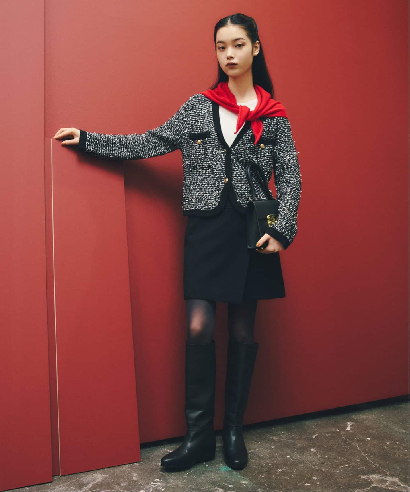 REMME/レメ レザーロングブーツ（ロングブーツ）｜La Totalite（ラ