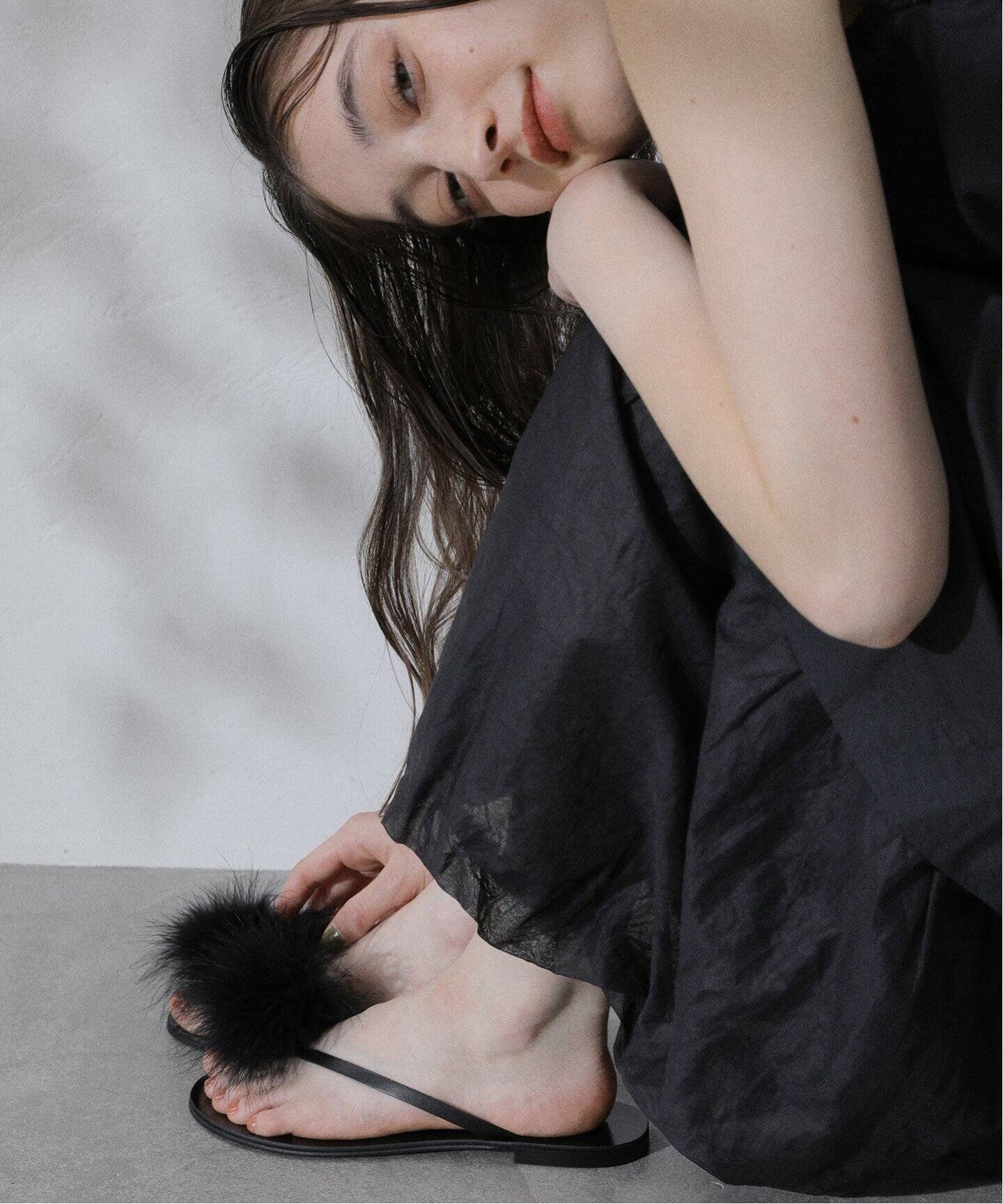 LAOCOONTE / ラオコンテ】ファーサンダル（サンダル）｜La Totalite  