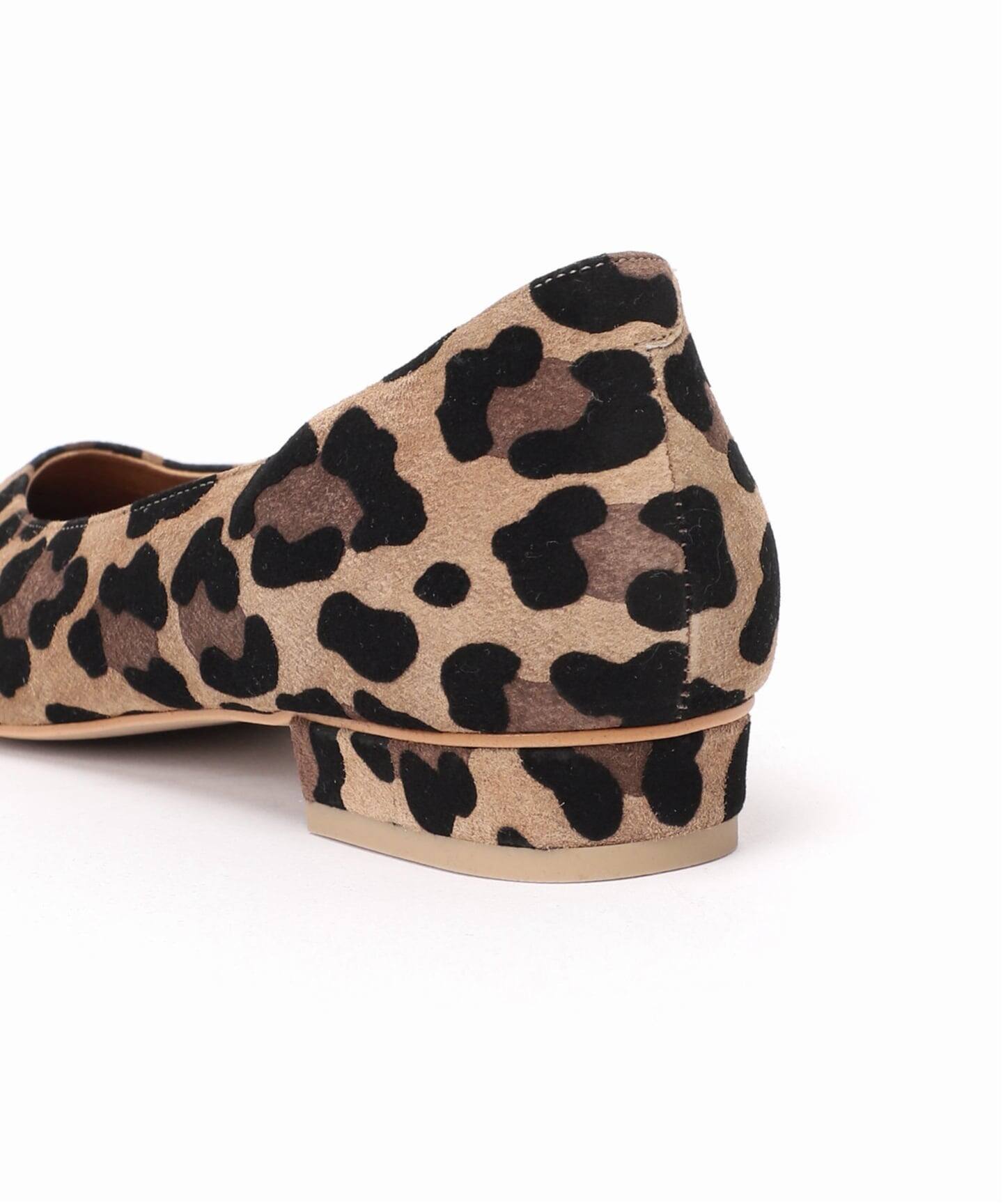 風*る様 Spick&Spanヒョウ柄フラットシューズ WEB限定》Spick & Span レザーポインテッドフラットシューズ