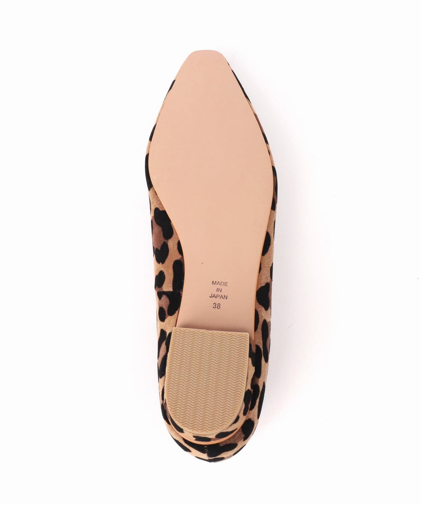 Hoaw. レオパードポインテッドパンプス キャメル 38 Hoaw. レオパード