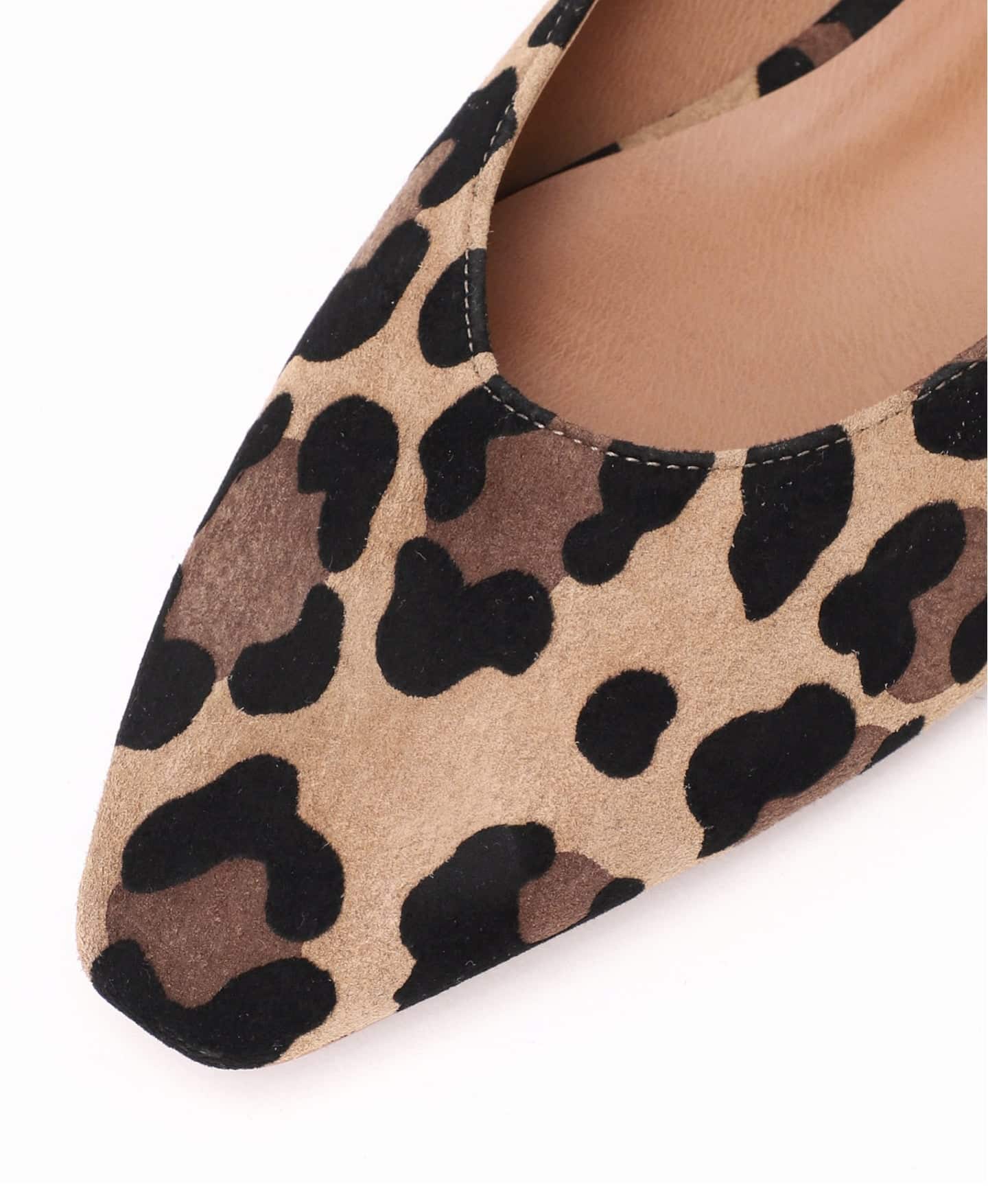 WEB限定》Spick & Span レザーポインテッドフラットシューズ