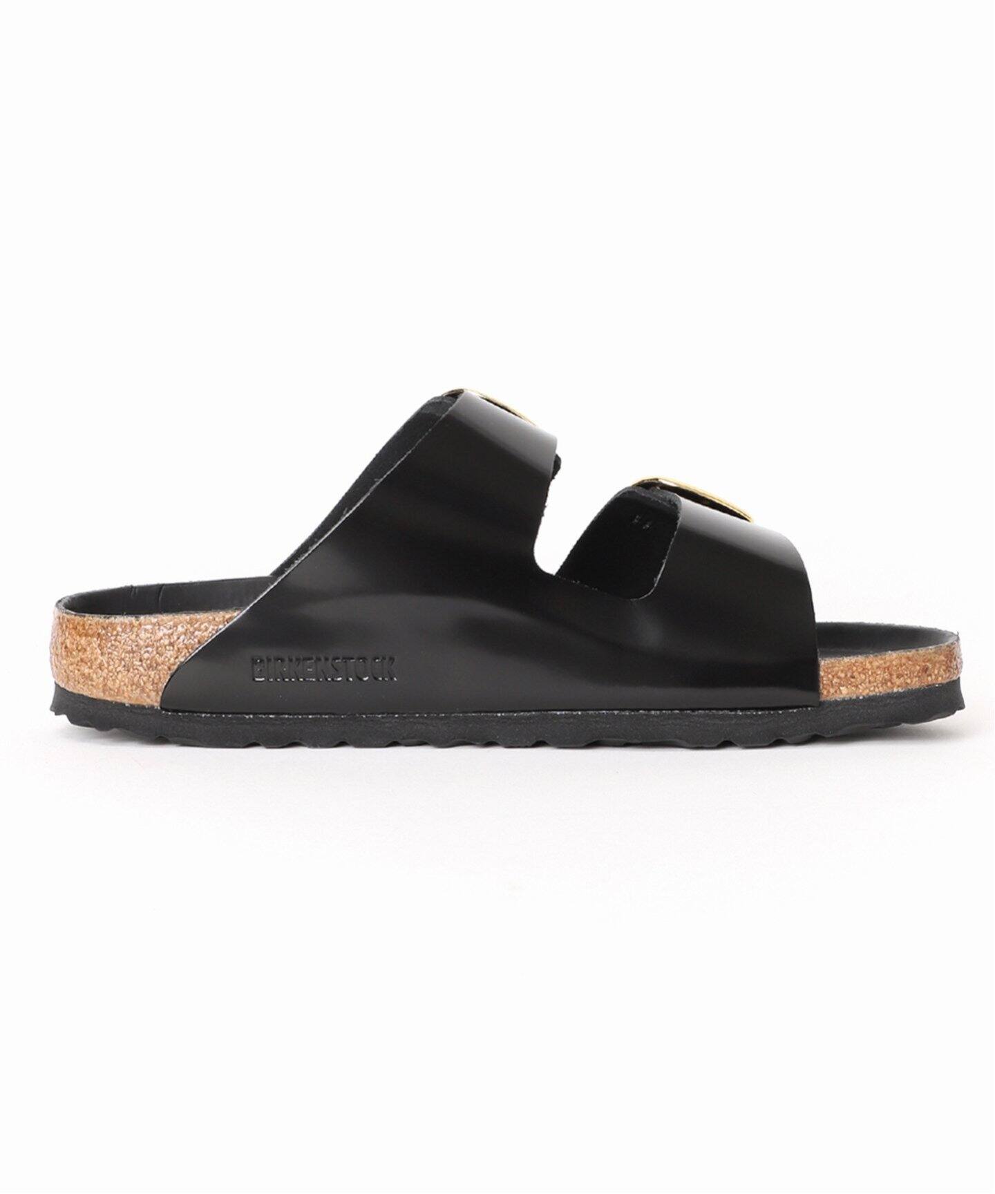 Arizona Big Buckle Natural Leather Patent High Shine New