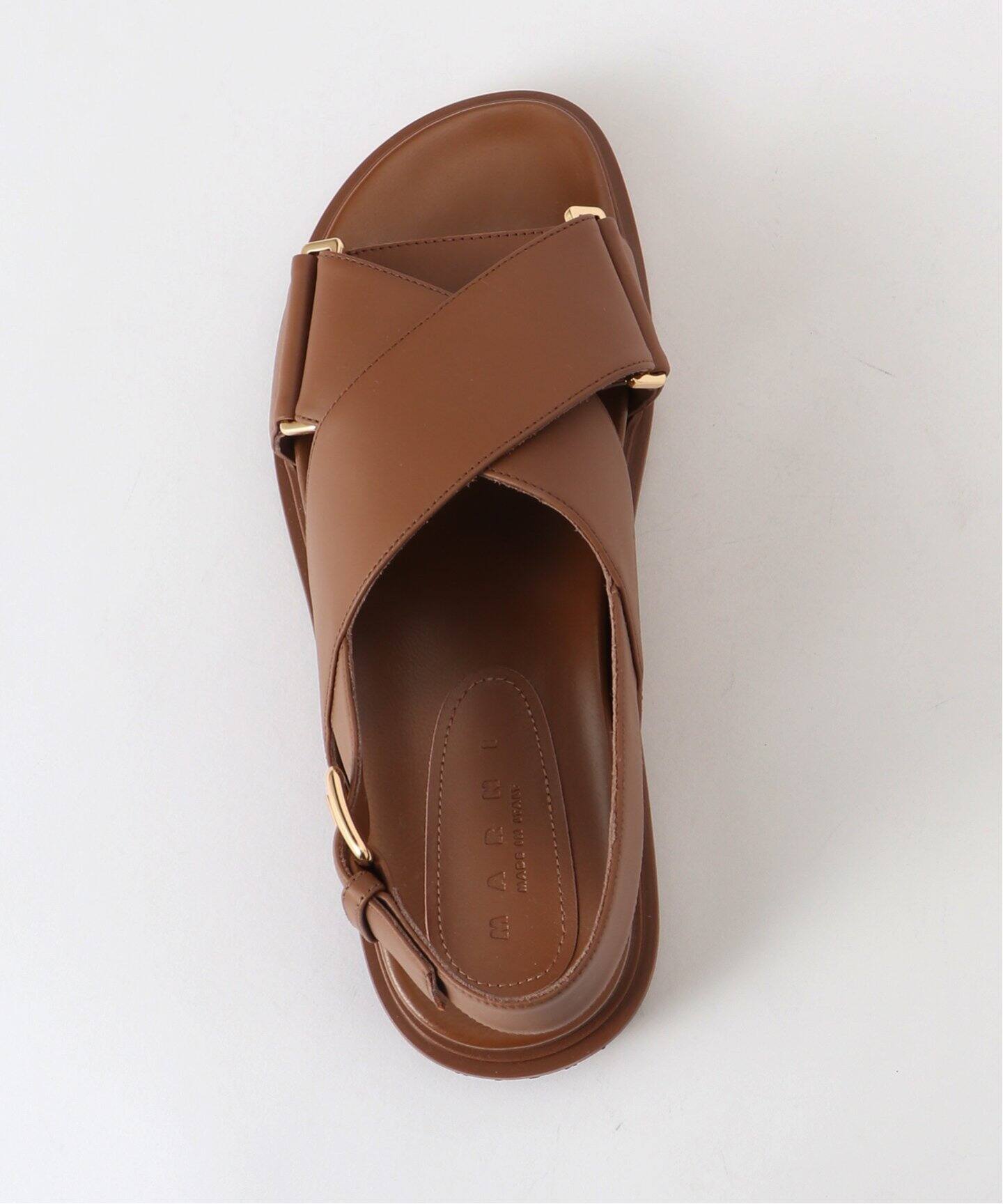 ≪一部店舗＋WEB限定≫MARNI/マルニ FB CRISCROSS SANDAL（サンダル 