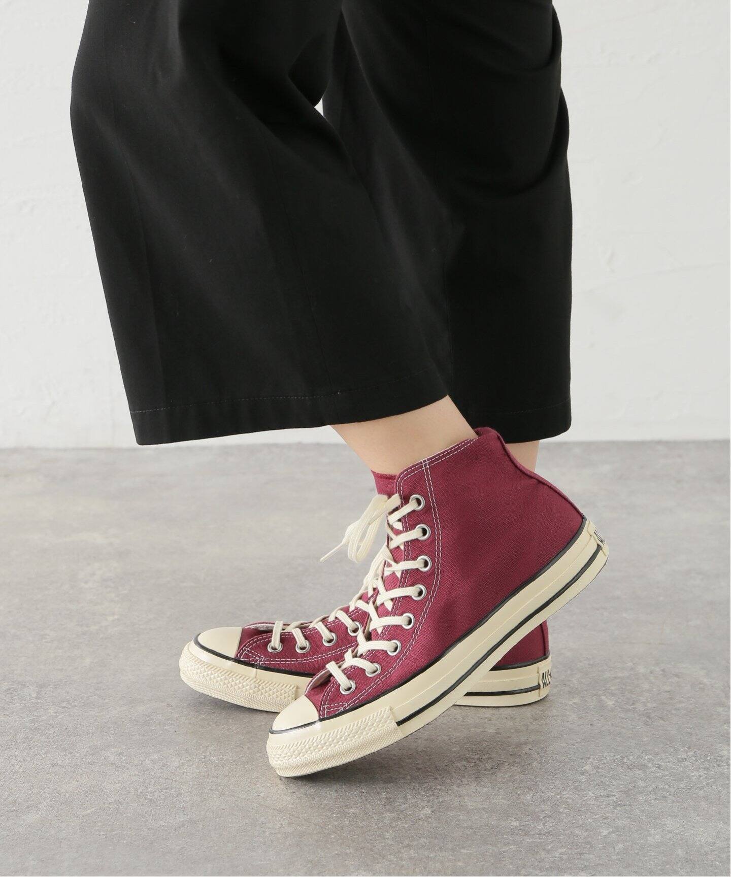 国内配送 CONVERSE ALL STAR AGED AC HI DARK CHERRY CONVERSE/コンバース ALL STAR AGED AC HI(スニーカー)|Spick