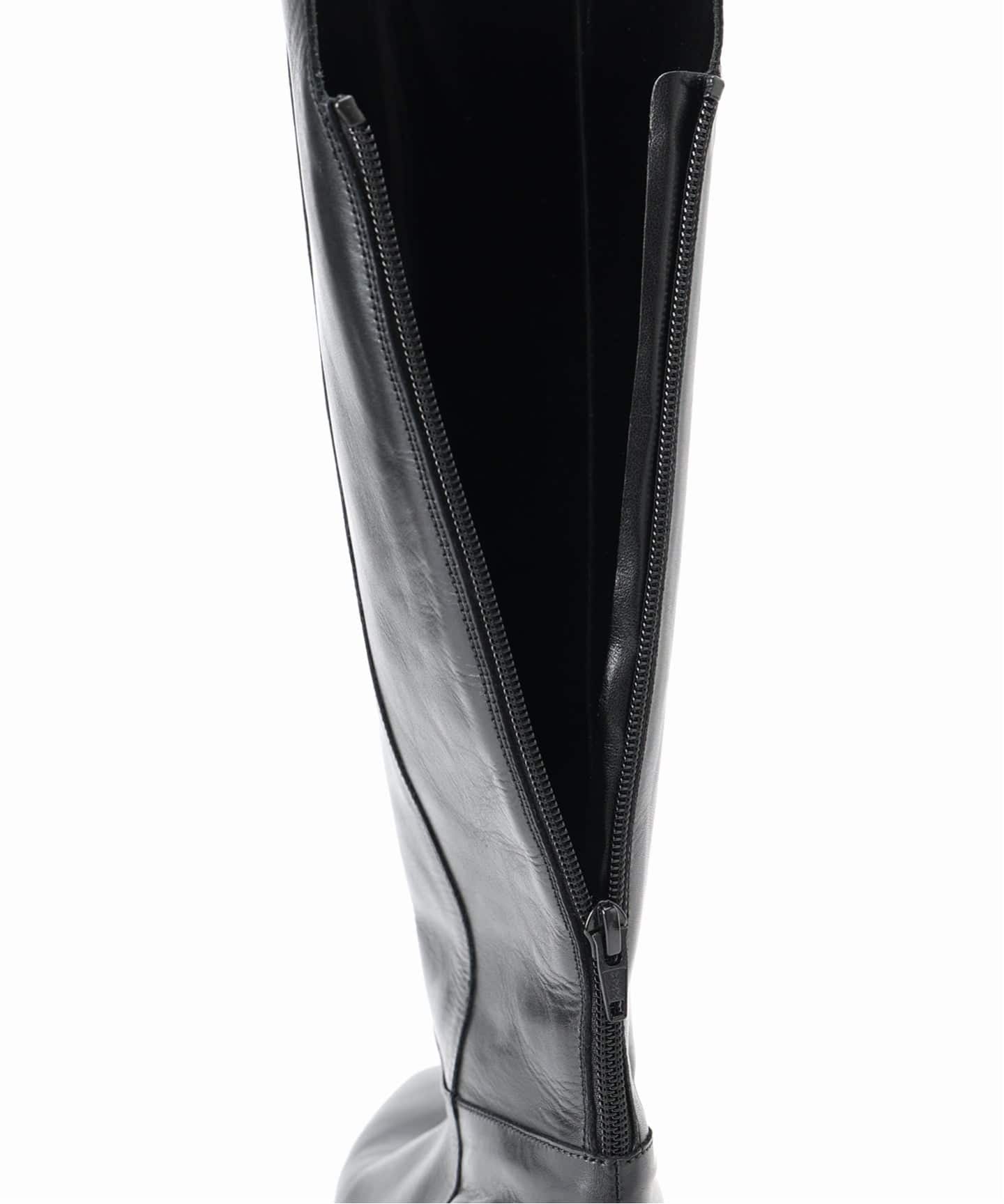 【新品未使用】IENA /CORSO ROMA 9 ロングブーツ NERO37 CORSO ROMA,9 イタリア製 ブーツ ニーハイ ロングブーツ 本革
