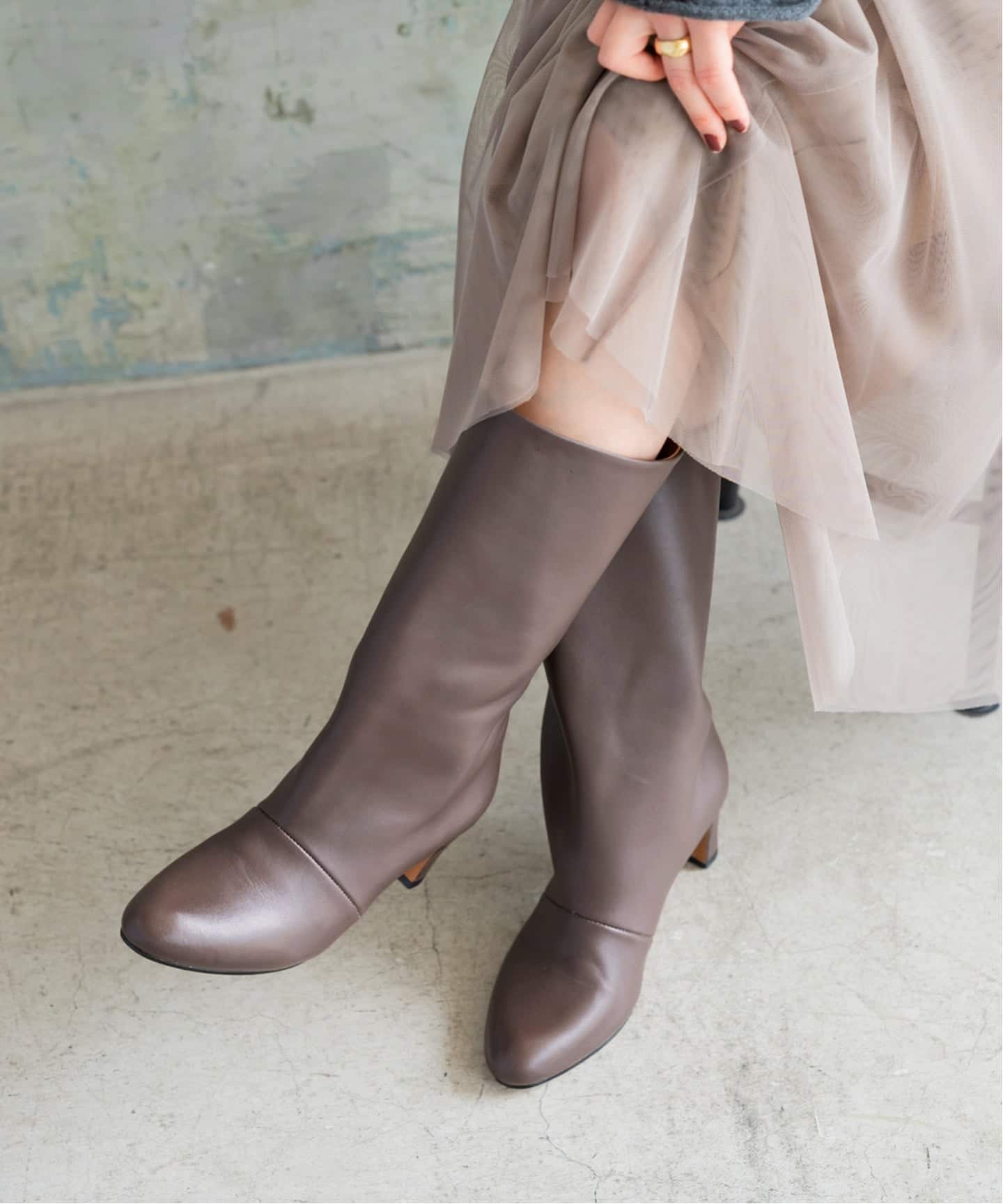 Spick&Span REMME 別注ミドルブーツ 追加》REMME/レメ 別注ミドルブーツ（ブーティ・ショートブーツ