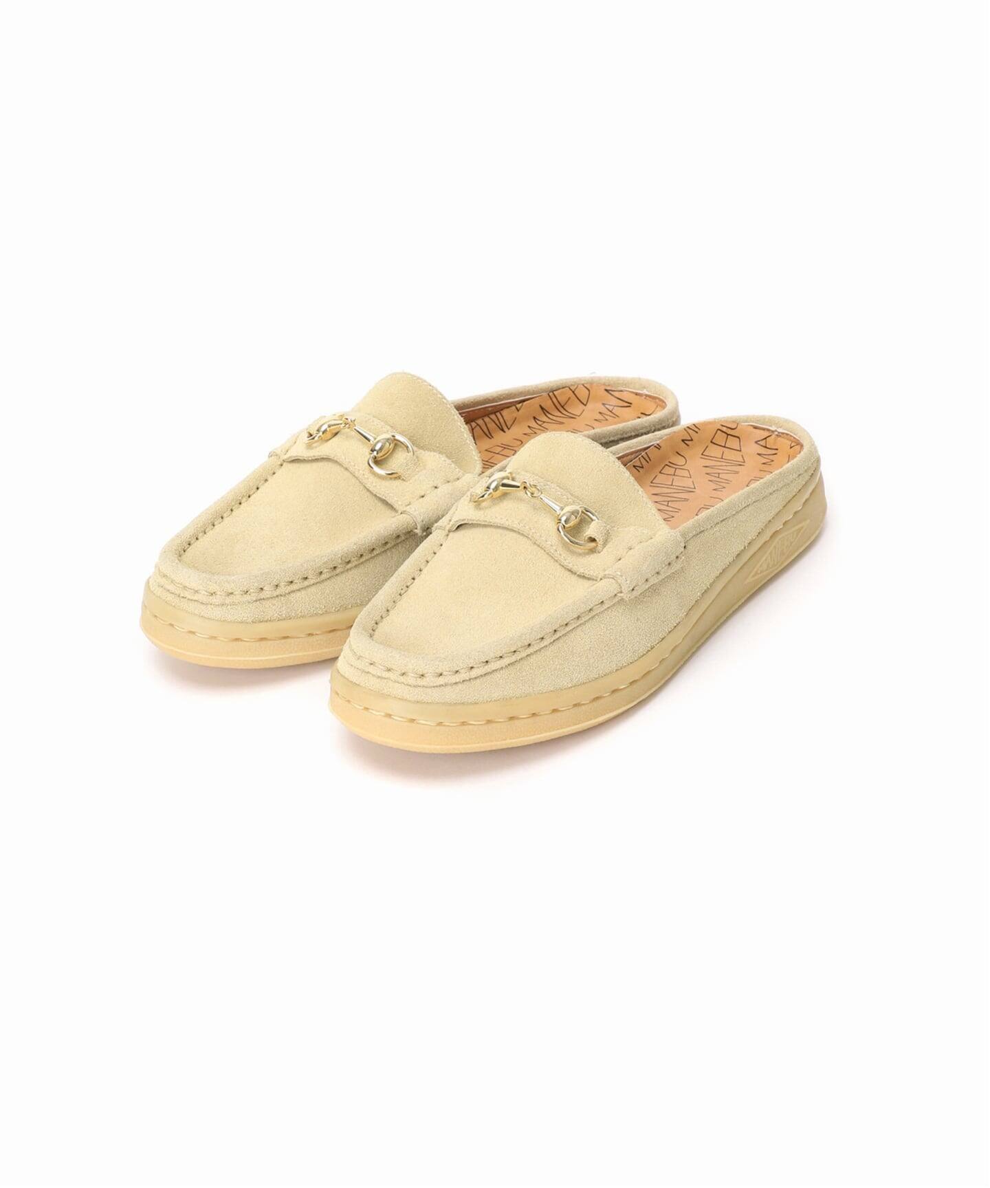 MANEBU /マネブBITCH SLIPPER SUEDE ローファースリッパ MANEBU/マネブ BITCH SLIPPER SUEDE ビットローファースリッパ