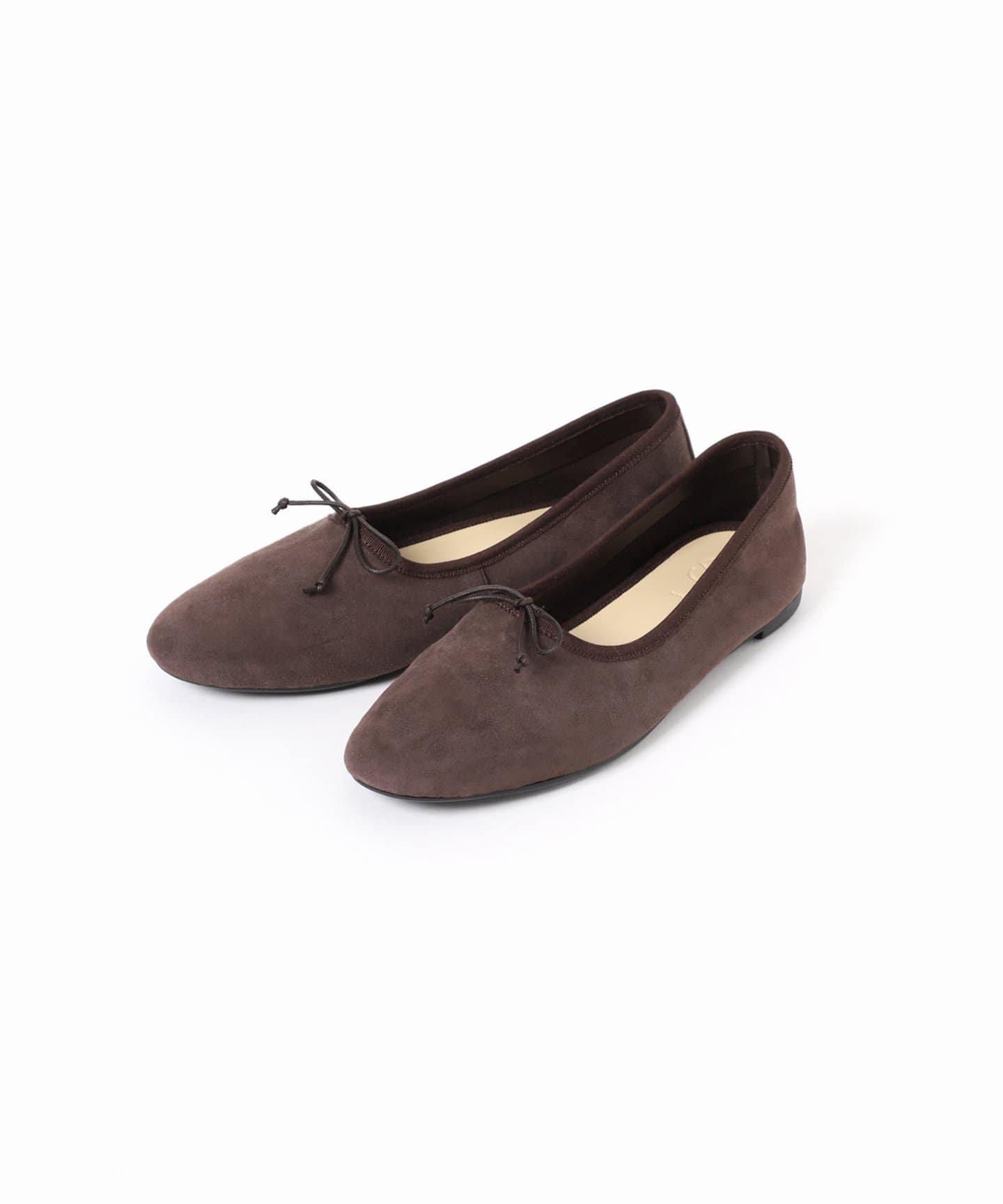 【送料込】BRUNELLO CUCINELLI スエード バレエシューズ 装飾付 Spick & Span スエードバレリーナ（バレエシューズ）｜Spick and