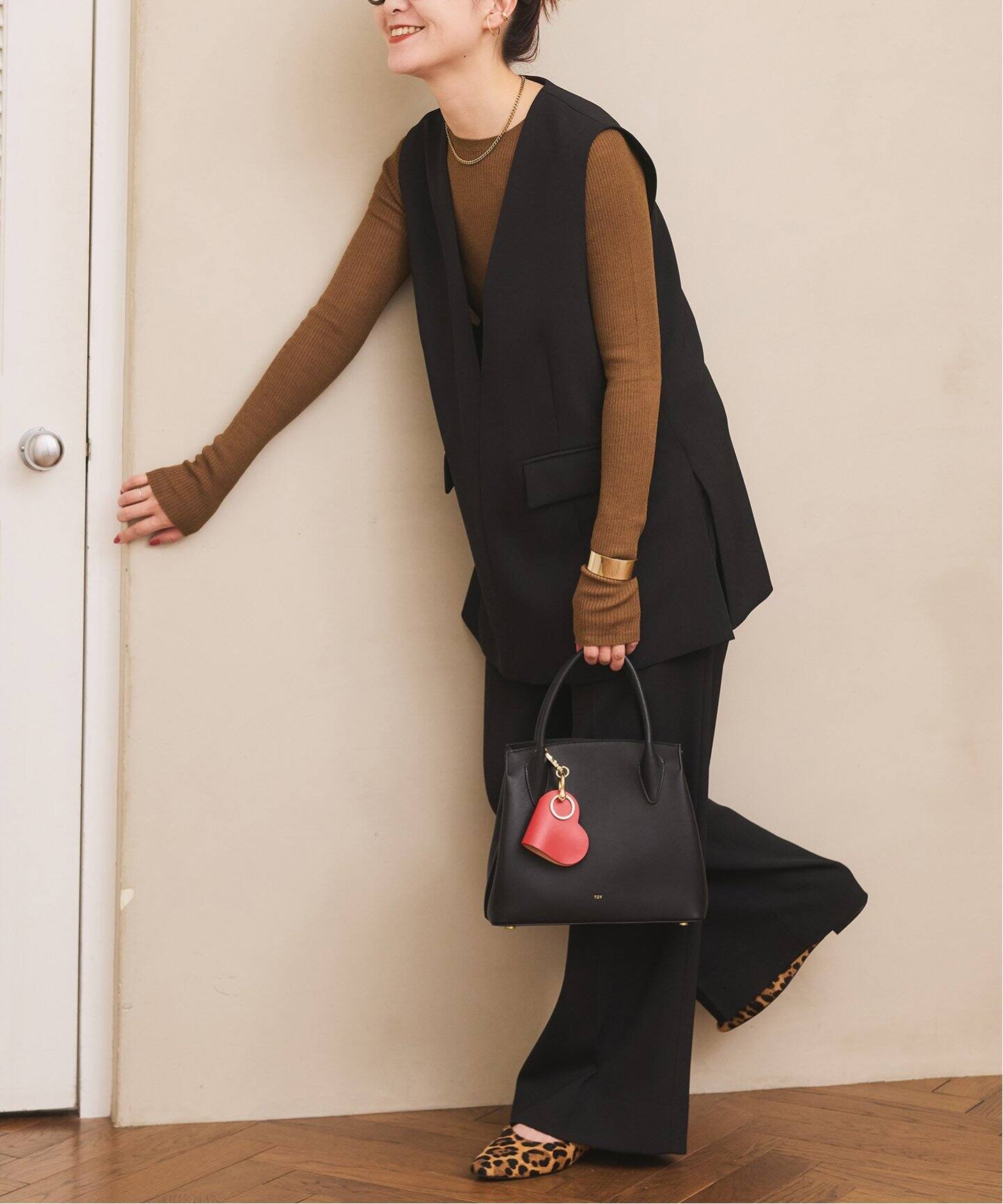 Spick & Span レオパードミュール（フラットシューズ）｜Spick and