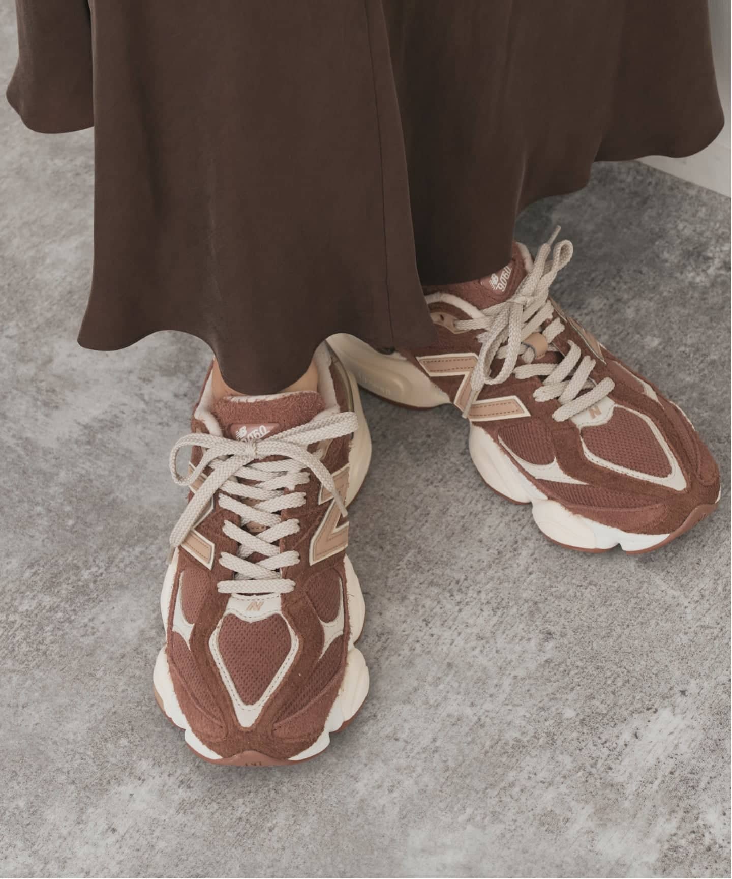 NEW BALANCE / ニューバランス 90/60（ブラウン）（スニーカー