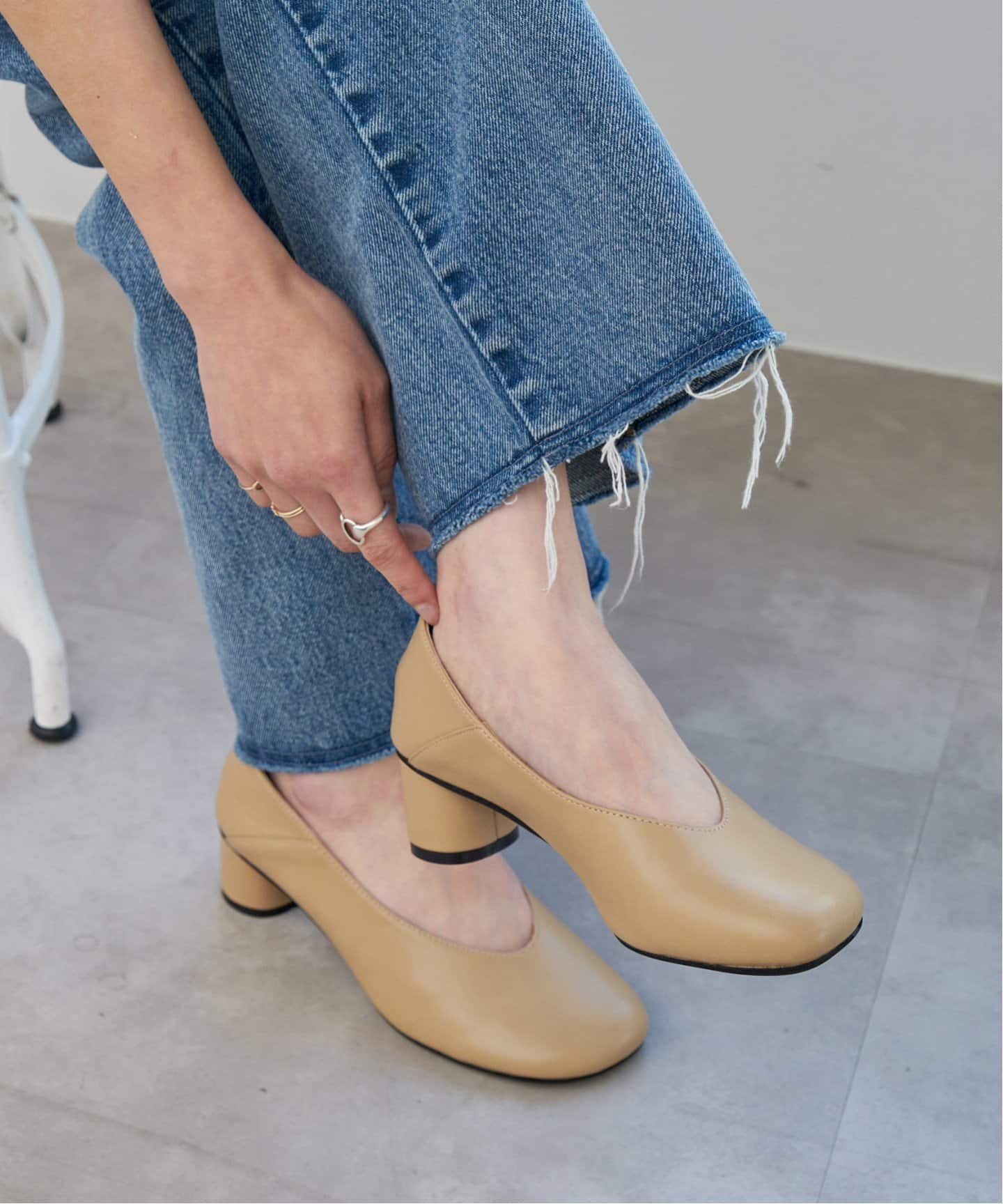 《WEB限定追加》Spick & Span オブリークパンプス