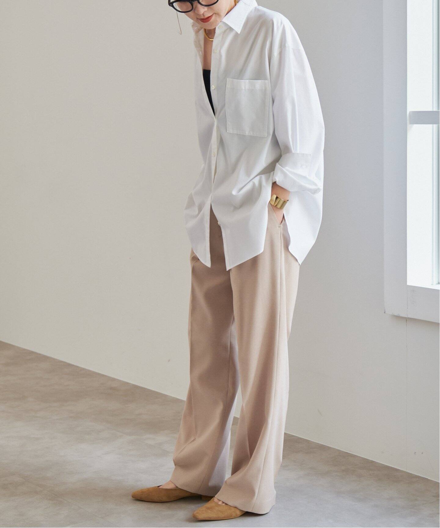 追加》Spick & Span ポインテッドバックストラップシューズ（フラット