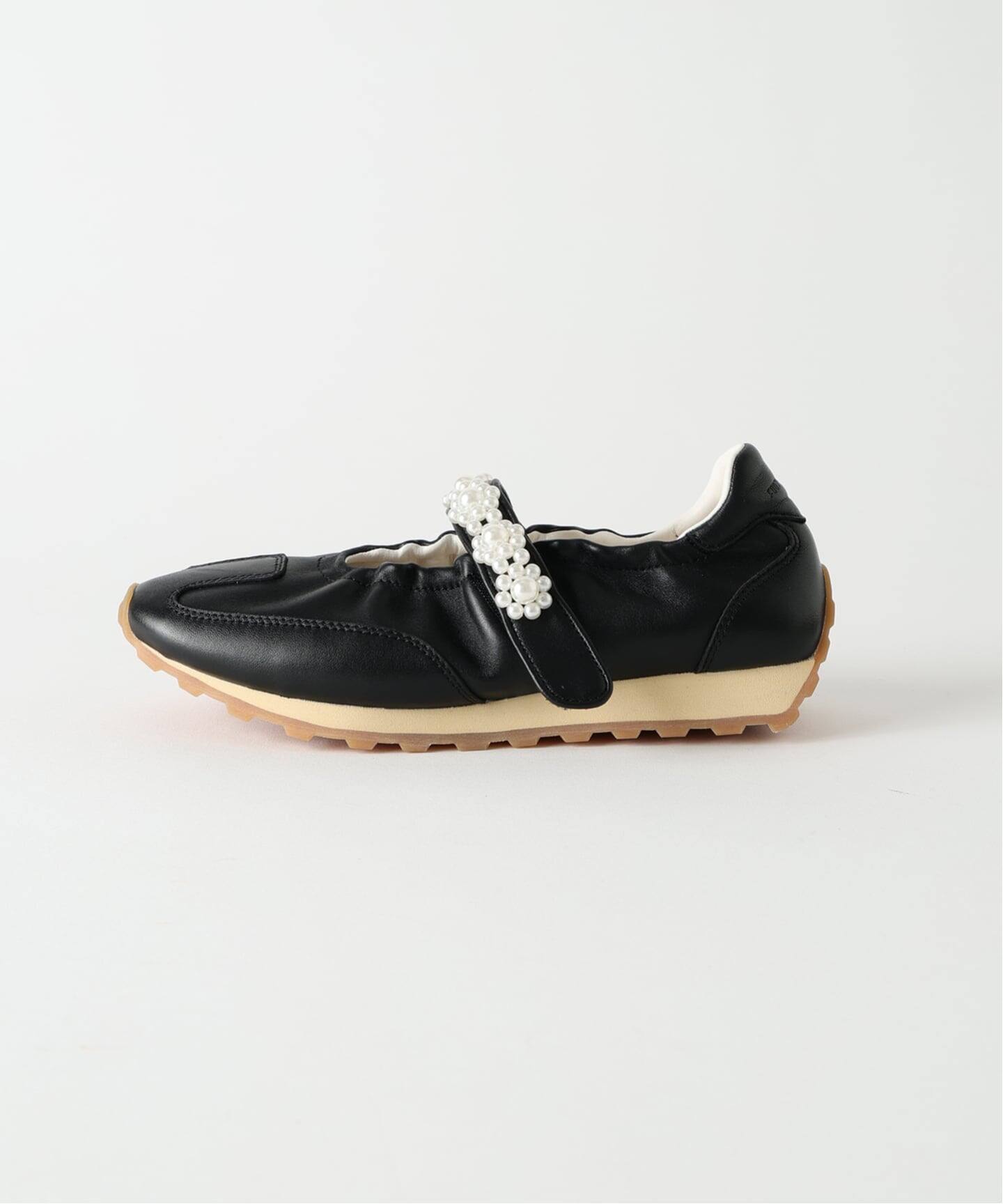 【新品】フットインダストリー　シューズ　FOOT INDUSTRY FOOT INDUSTRY（フット インダストリー）PEARL MARY JANE RUNNER/BLACK