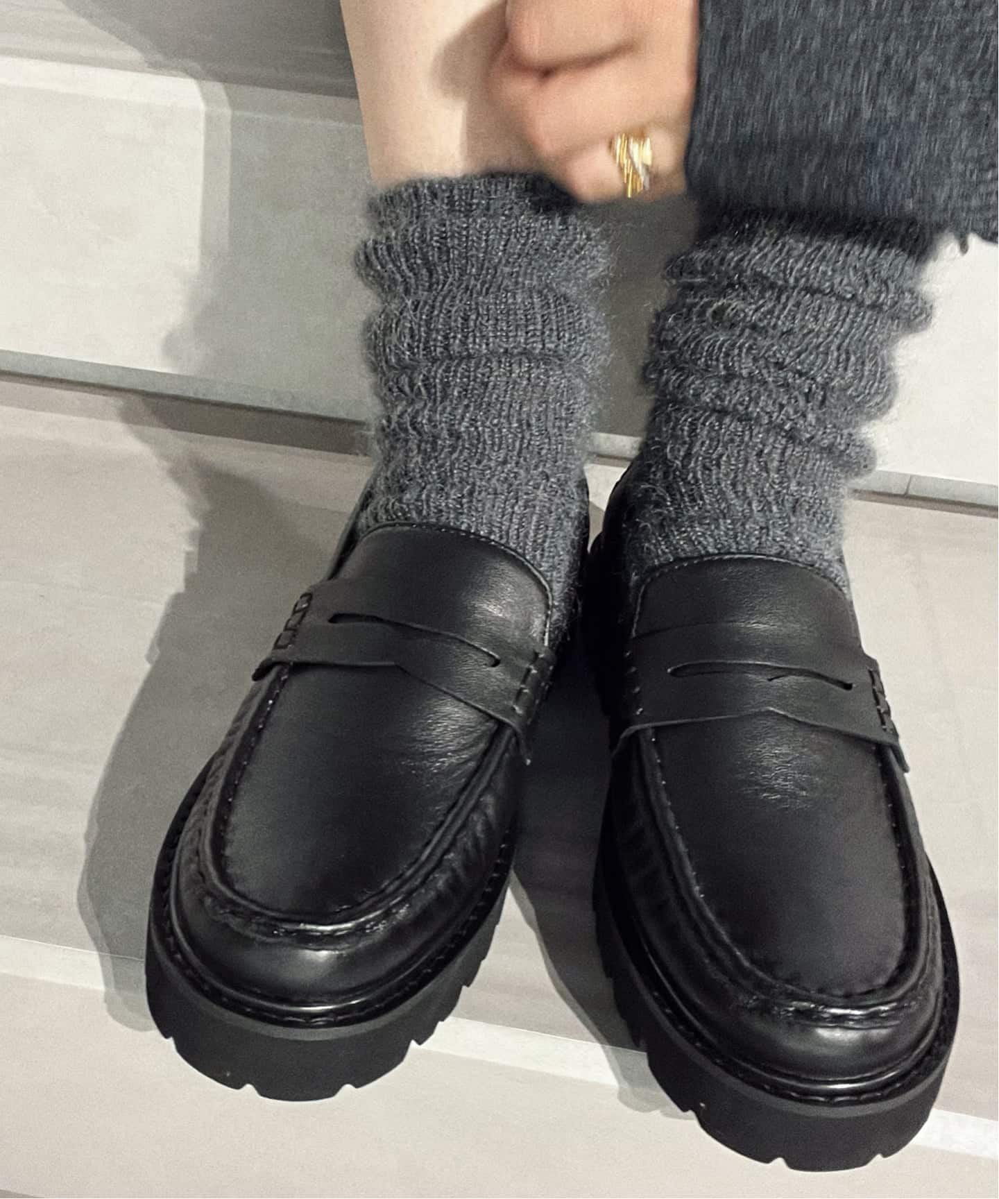 ※本日13日削除　未使用フレームワークREMME ポリュームローファー2　37 ≪追加≫REMME/レメ ボリュームローファー2（ローファー