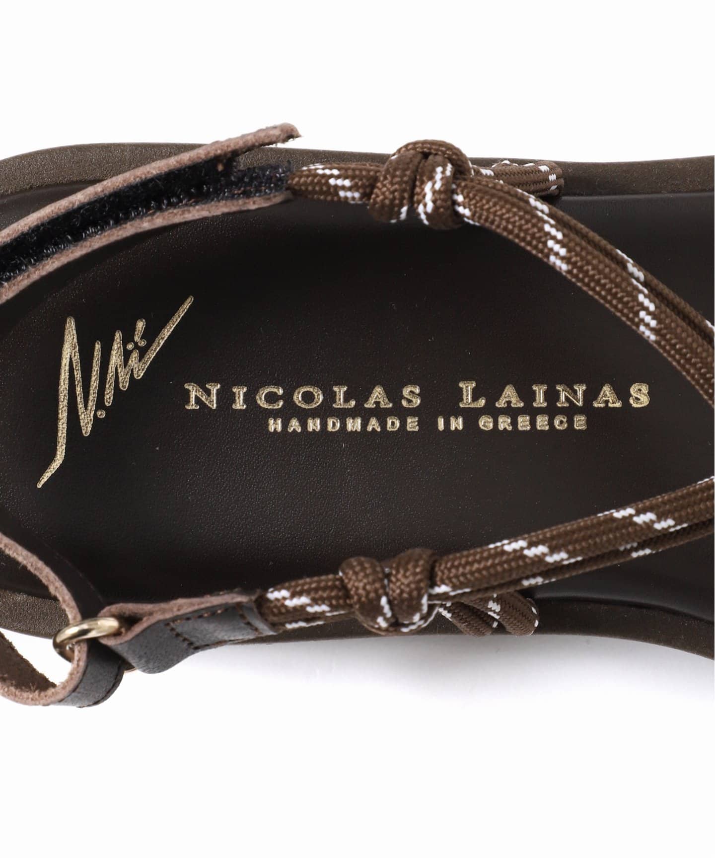 NICOLAS LAINAS/ニコラスライナス コードトングサンダル