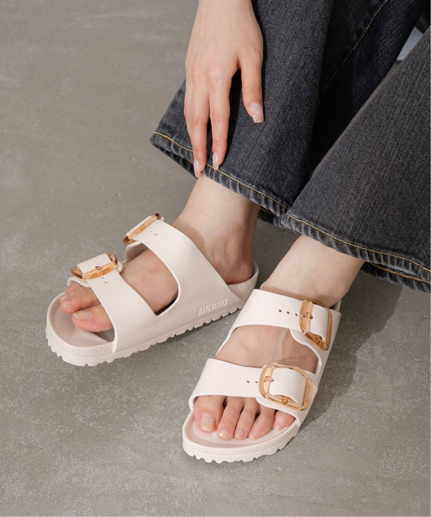 新品 ビルケンシュトック arizona big buckle eva 36 Arizona - Big Buckle EVA (Narrow Fit)(36 Egg Shell/エッグ