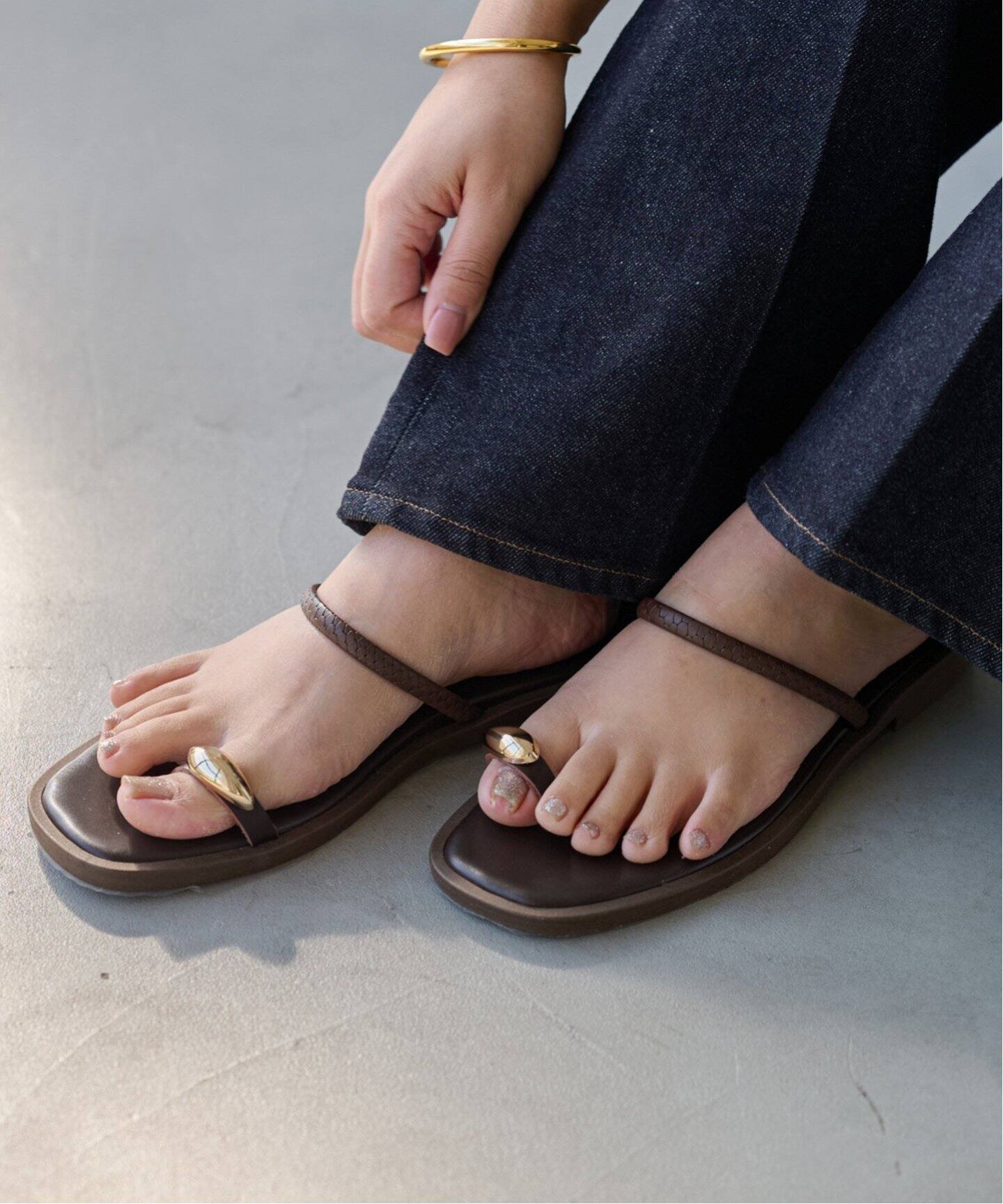 ≪追加≫NICOLAS LAINAS/ニコラスライナス メタルポイントサンダル2