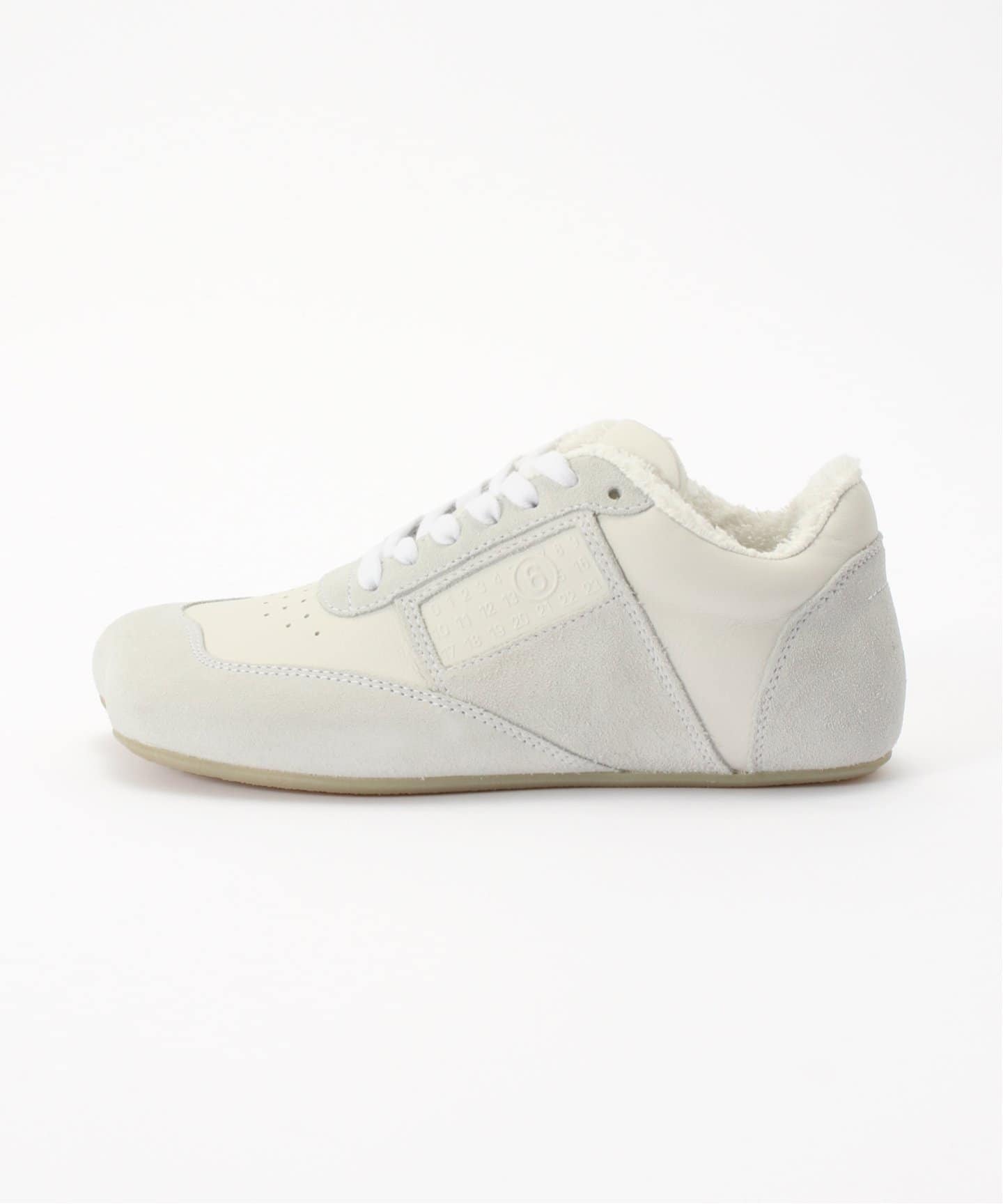 MM6 エムエムシックス スニーカー 白 2122625F0008 ☆MM6 Maison Margiela☆6 COURT SNEAKERS スニーカー (MM6