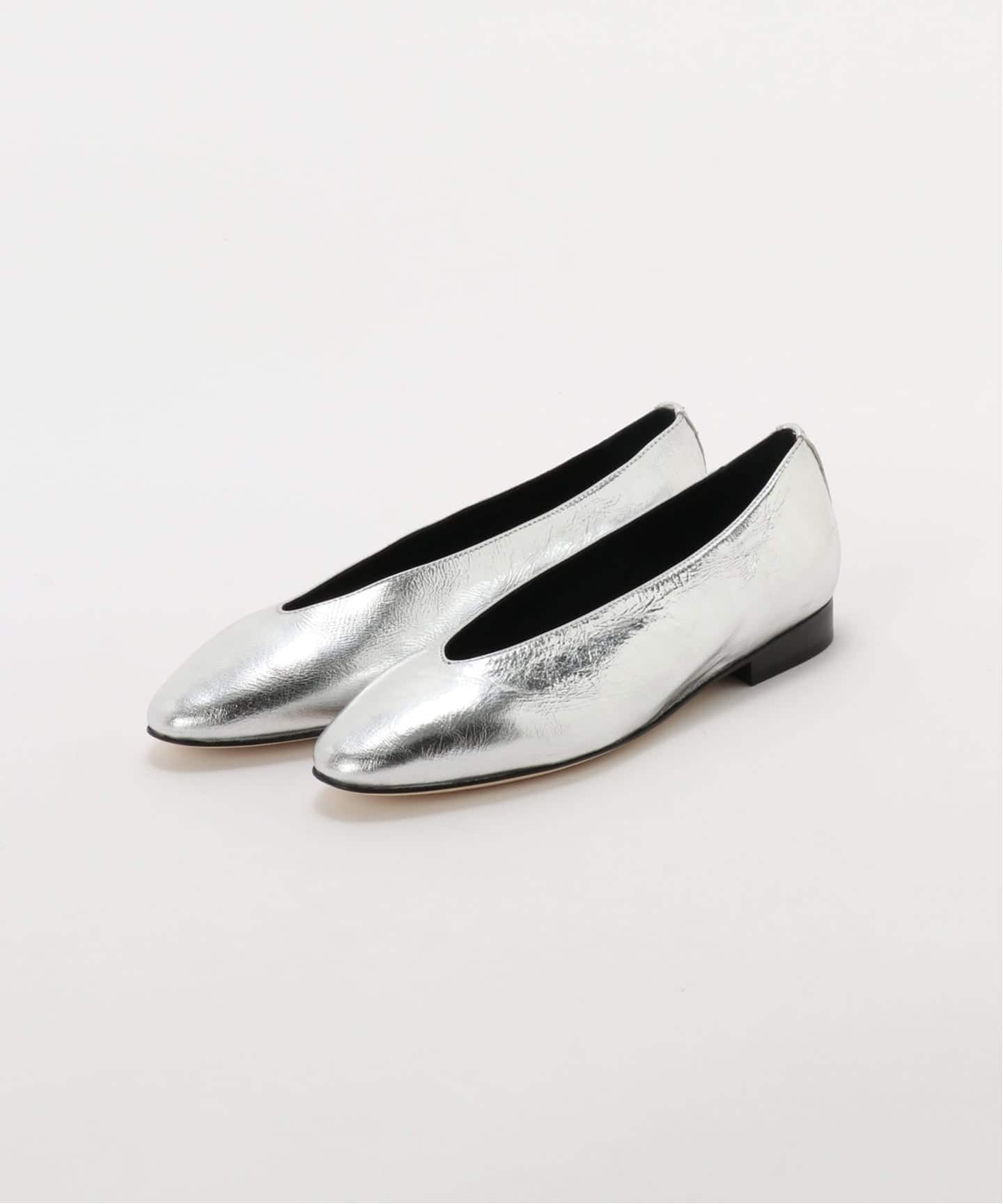 LANAPO SHOES /ラナポシューズ シルバーフラットシューズ（フラット