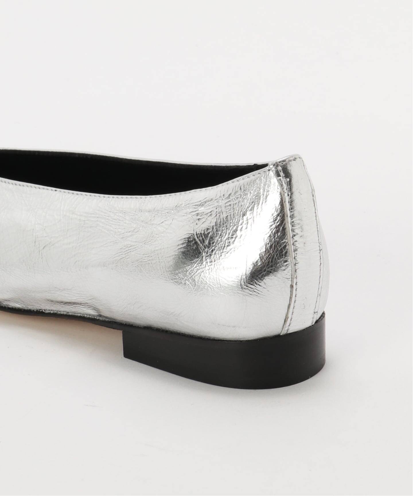 LANAPO SHOES /ラナポシューズ シルバーフラットシューズ（フラット