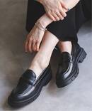 CORSO ROMA9/コルソローマ ノーヴェ ボリュームローファー