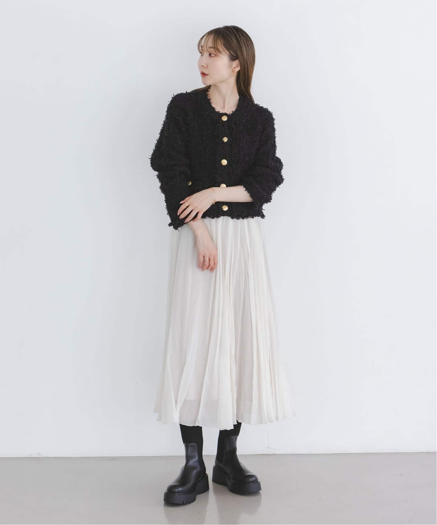 ☆美品☆【コルソローマノーヴェ】サイドゴアブーツ (38) 厚底　軽量　黒 追加》CORSO ROMA9/コルソローマ ノーヴェ サイドゴアブーツ