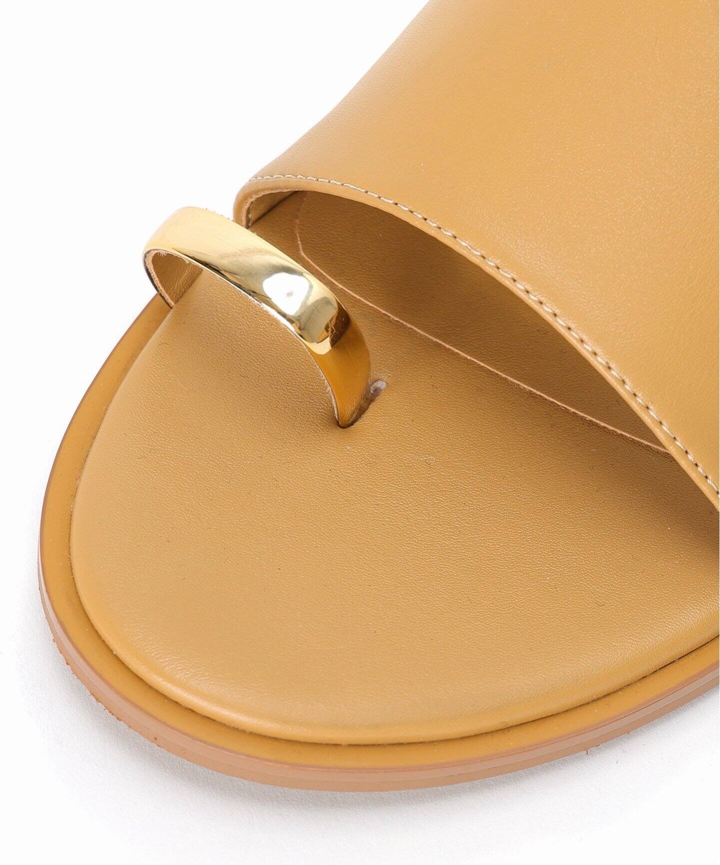 Nobleルベルニ トゥリングサンダル ベージュ LE VERNIS/ルベルニ Toe ring sandals(サンダル)|NOBLE