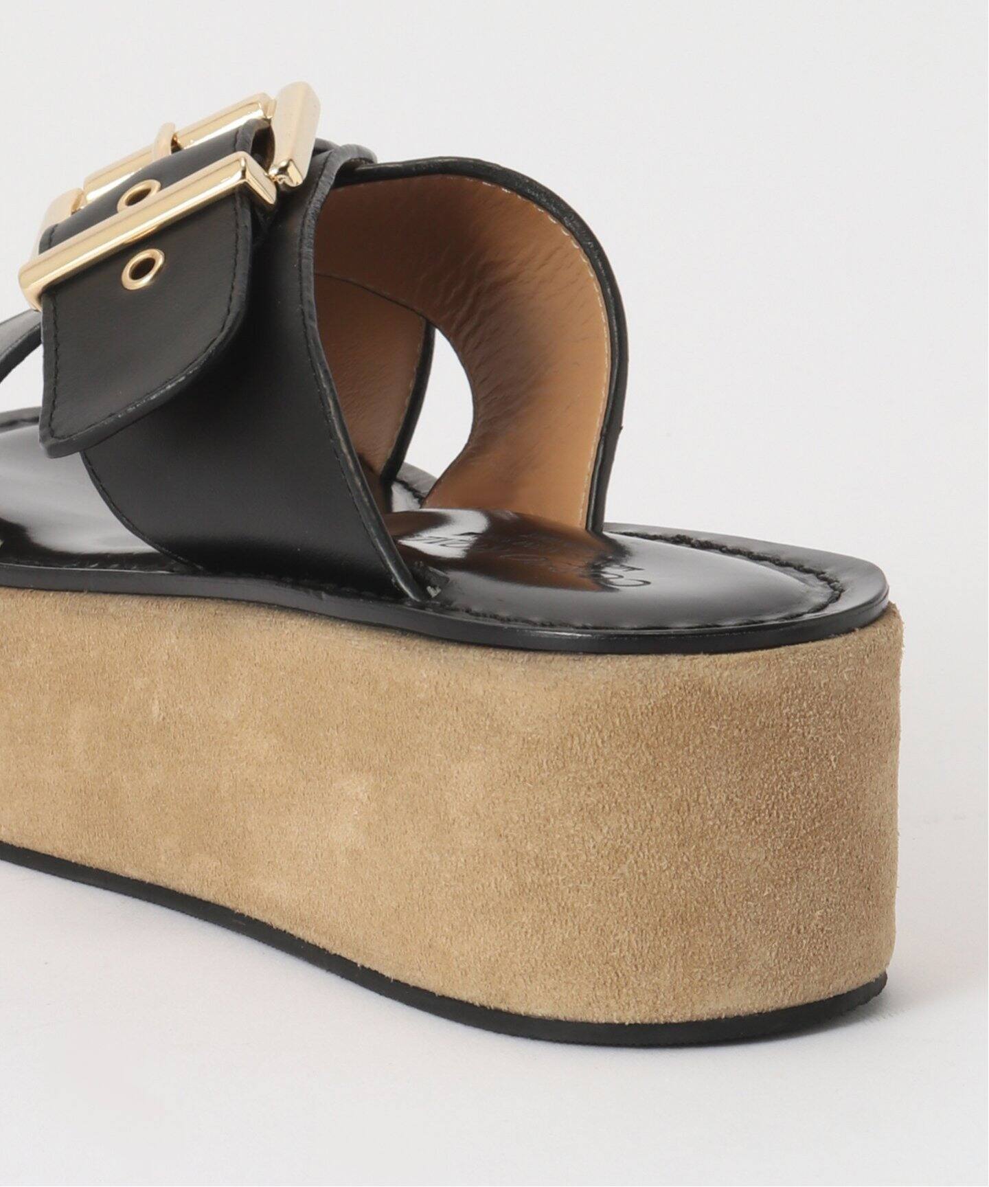 CORSO ROMA9/コルソローマ ノーヴェ ボリュームクロスサンダル  