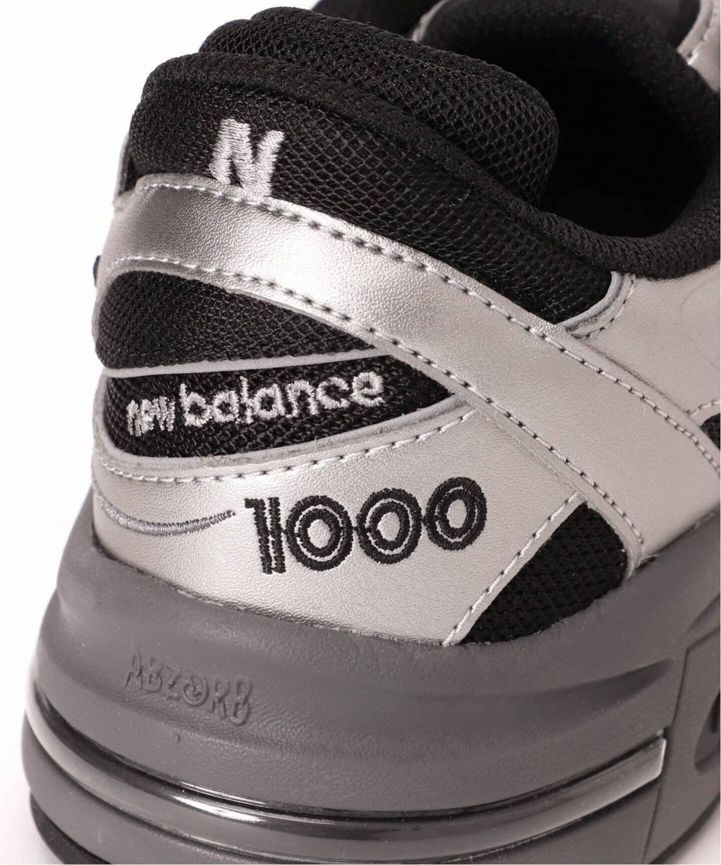 靴 New Balance M1000EGR New Balance Men's M1000EGR Black/Silver Metallic – West NYC