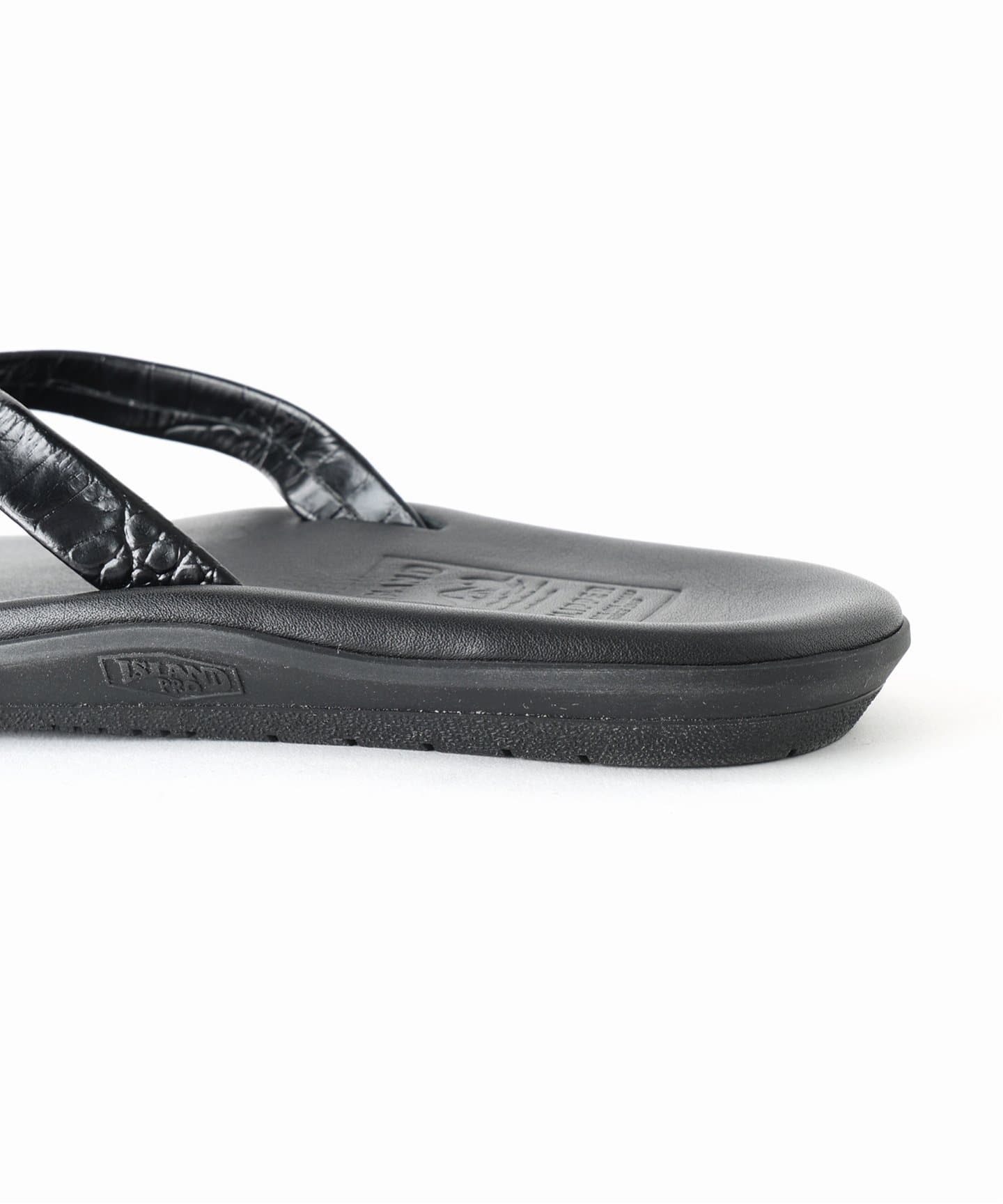 ISLAND SLIPPER(アイランドスリッパ) 別注クロコ ナロー
