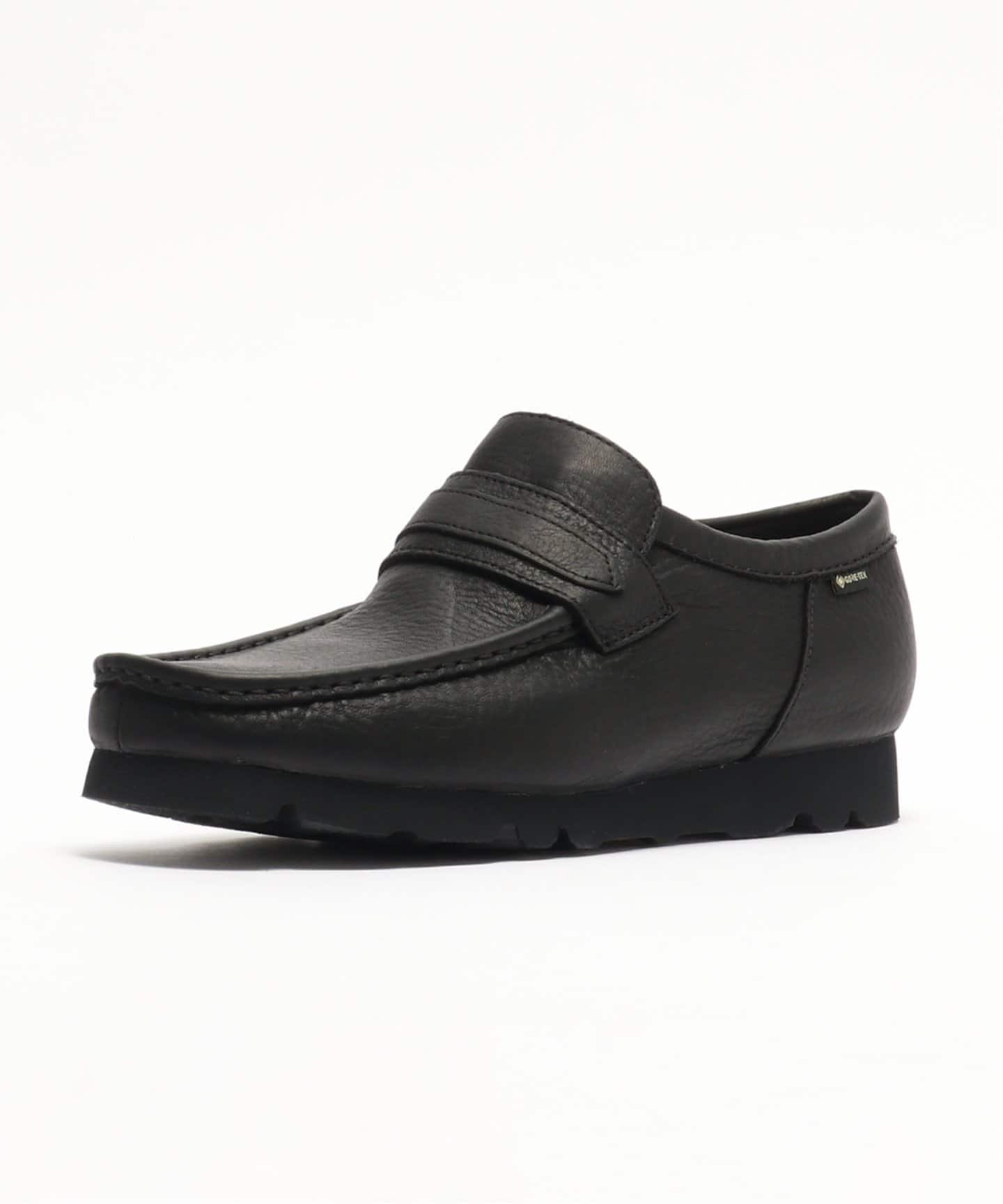 Clarks フラット ネイビー ブルー レザー ローファー スニーカー Clarks / クラークス ワラローファーゴアテックス 26178185