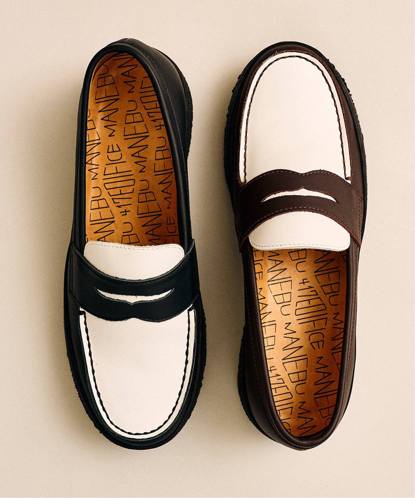 MANEBU / マネブ 417別注 VOVO PANSOLE COMBI（ローファー）｜417