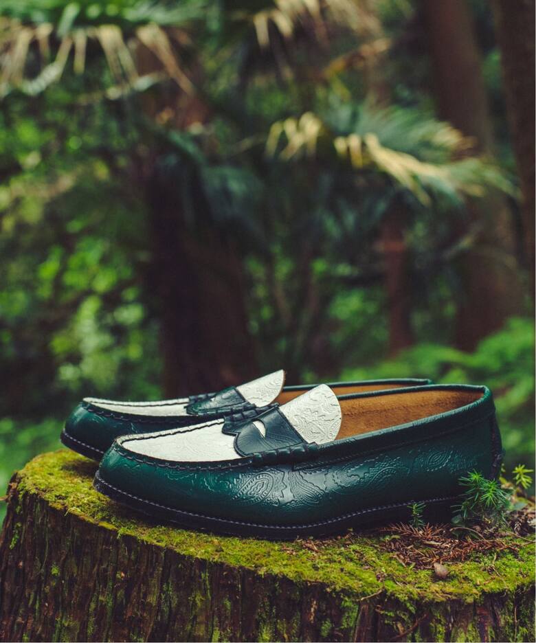 The Kenford Fineshoes ケンフォード ファインシューズ EMBOSSED LOAFERS GRWT ローファー PULP パルプ の通販