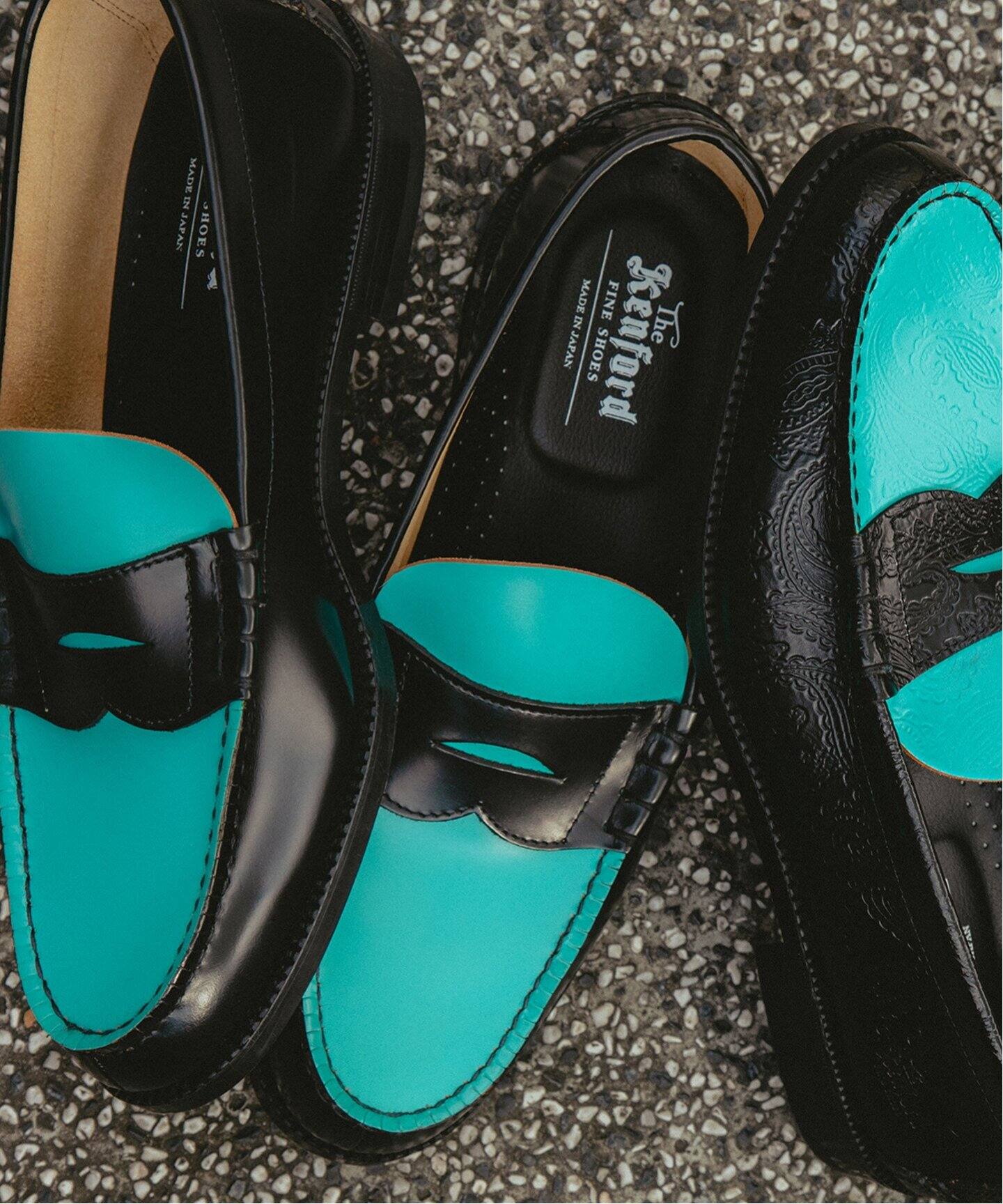 The Kenford Fineshoes / ケンフォード 】COMBI LOAFERS BLACK 