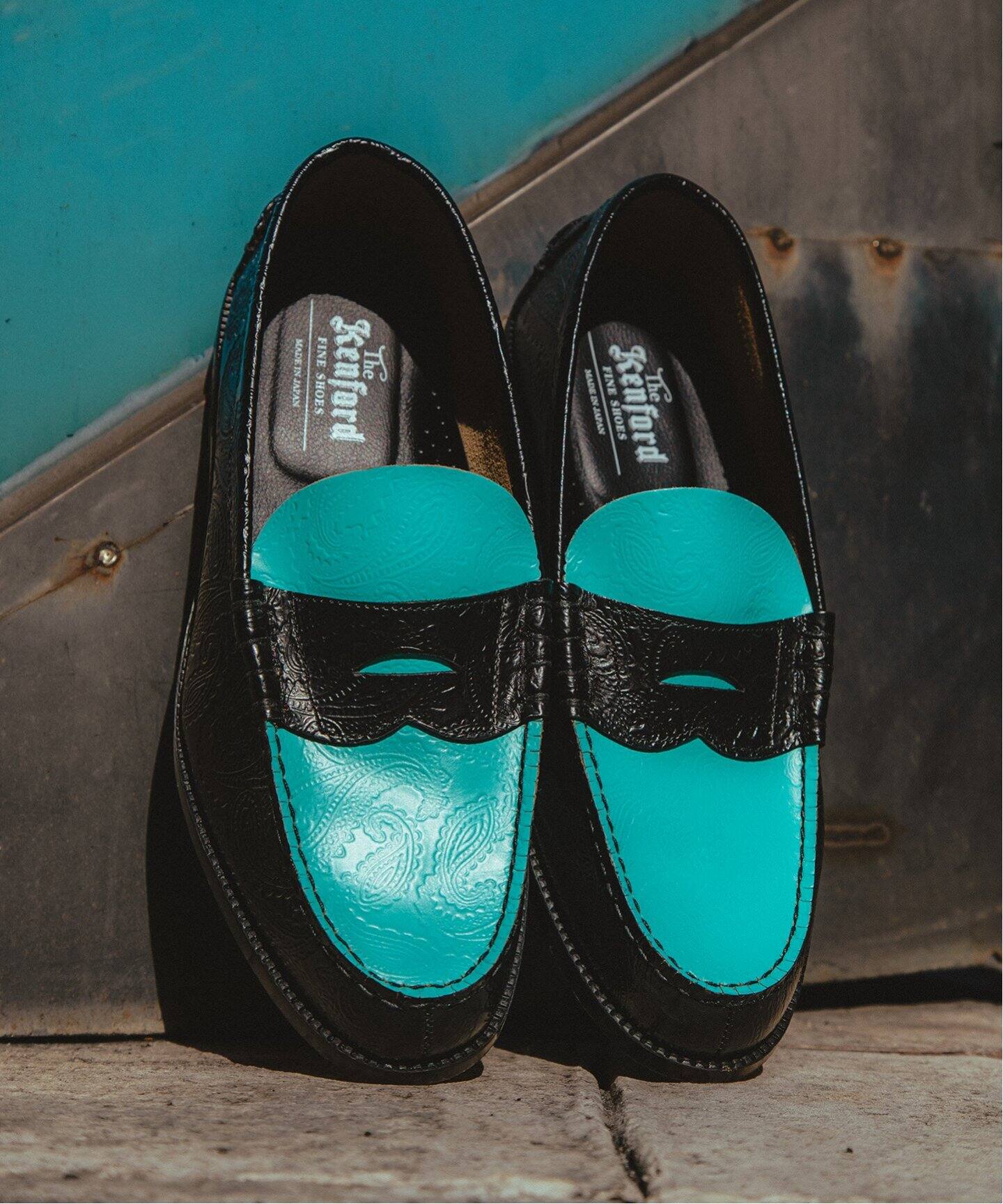 The Kenford Fineshoes / ケンフォード】EMBOSSED LOAFERS BLACK 