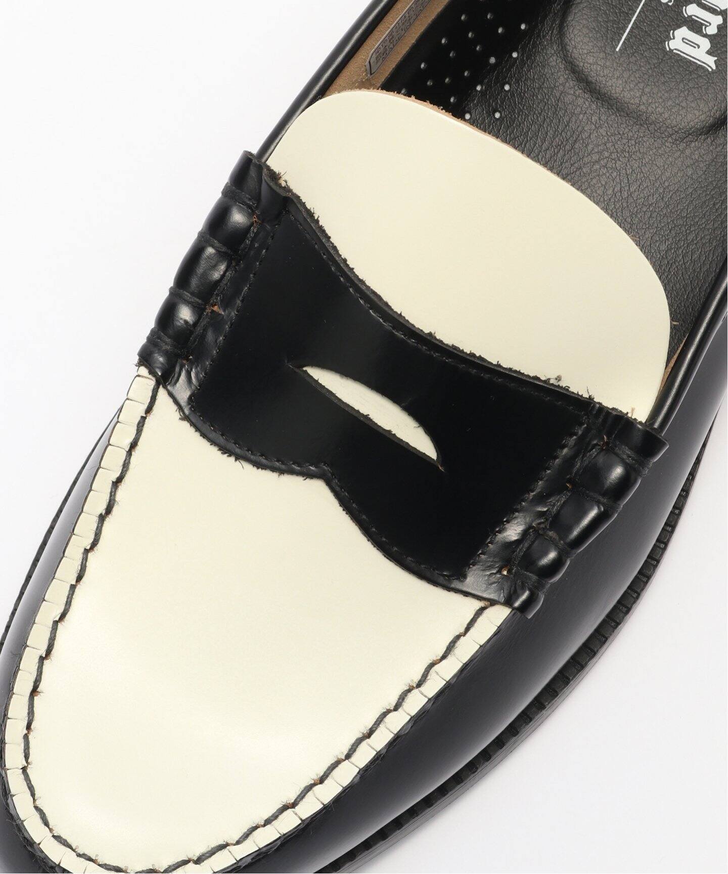The Kenford Fineshoes / ケンフォード】コンビ ローファー ブラック 