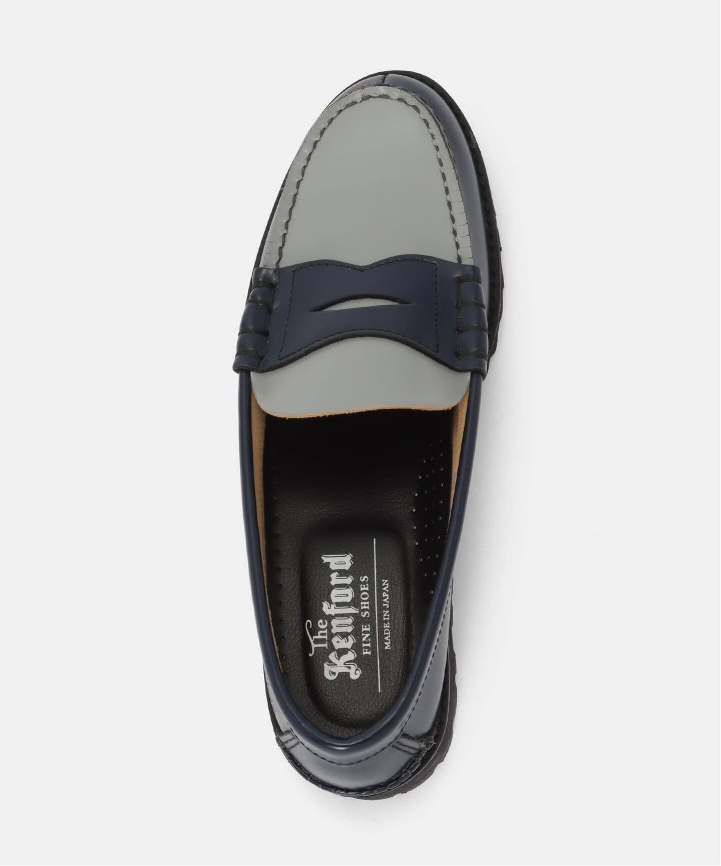 The Kenford Fineshoes TANK SOLE LOAFERS / NAVY GRAY（ローファー